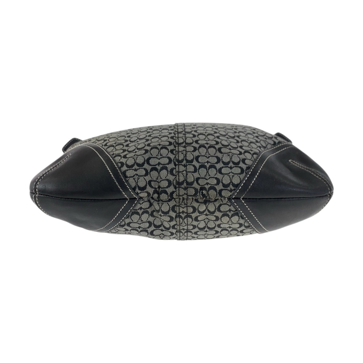 22378
COACH コーチ ミニシグネチャー ソーホー グレー グレージュ シルバー金具 キャンバス / レザー 6386 ショルダーバッグ ポシェット レディース AB6