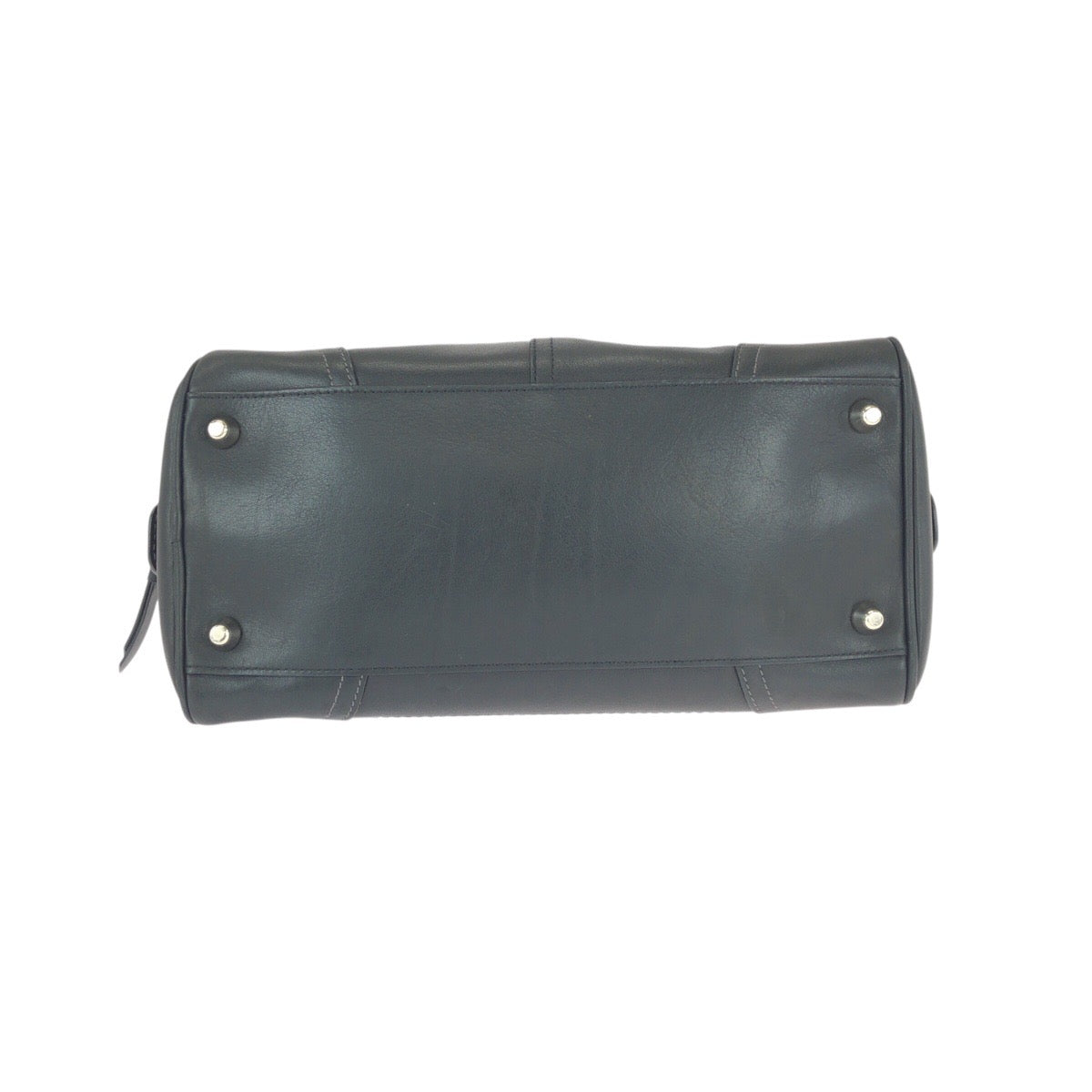 22379
COACH Black Silver Hardware Leather E060-8A69 Handbag Tote Bag Ladies AB6