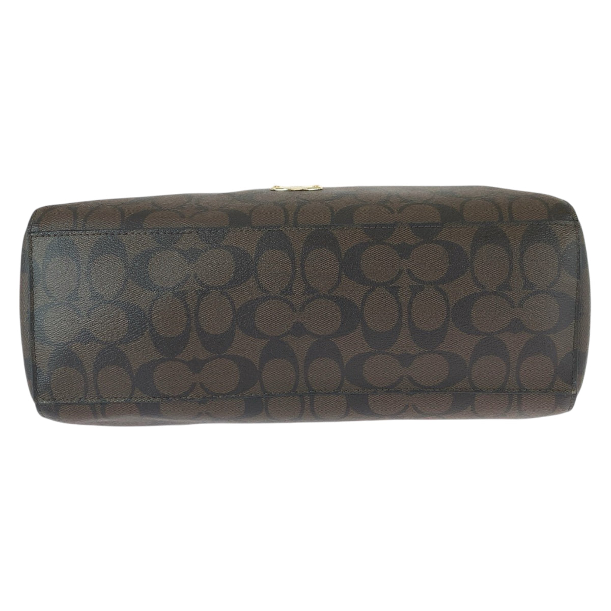 22381
COACH コーチ シグネチャー ブラウン ゴールド金具 PVC F34910 ショルダーバッグ ハンドバッグ レディース AB6