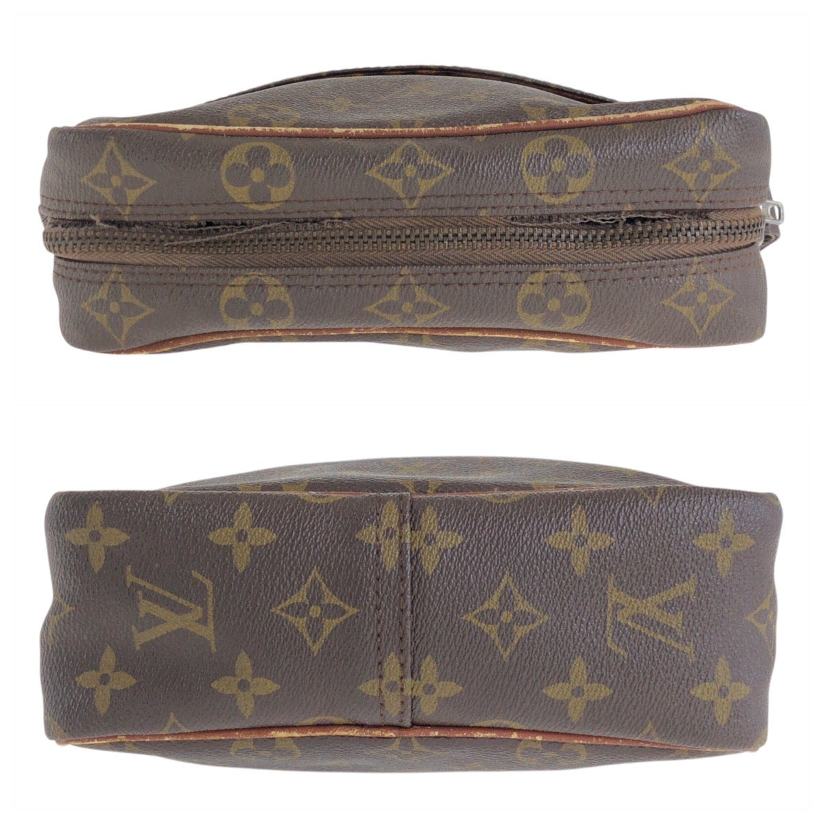 22394
LOUIS VUITTON ルイヴィトン モノグラム マルソー ブラウン ゴールド金具 PVC M40264 ショルダーバッグ ポシェット レディース B10