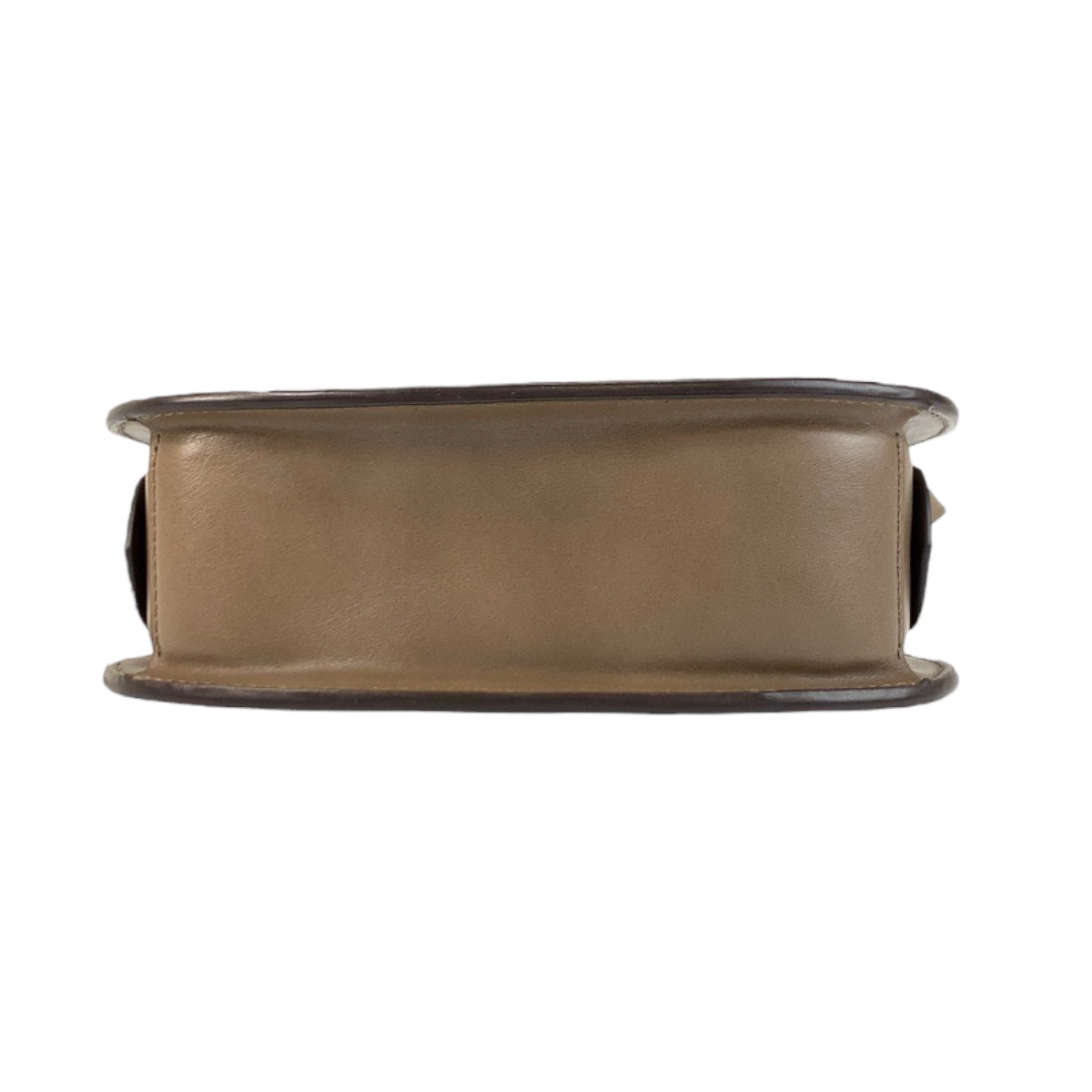 22411
POLO RALPH LAUREN Brown Gold Hardware Leather Shoulder Bag Pochette Ladies ABP8