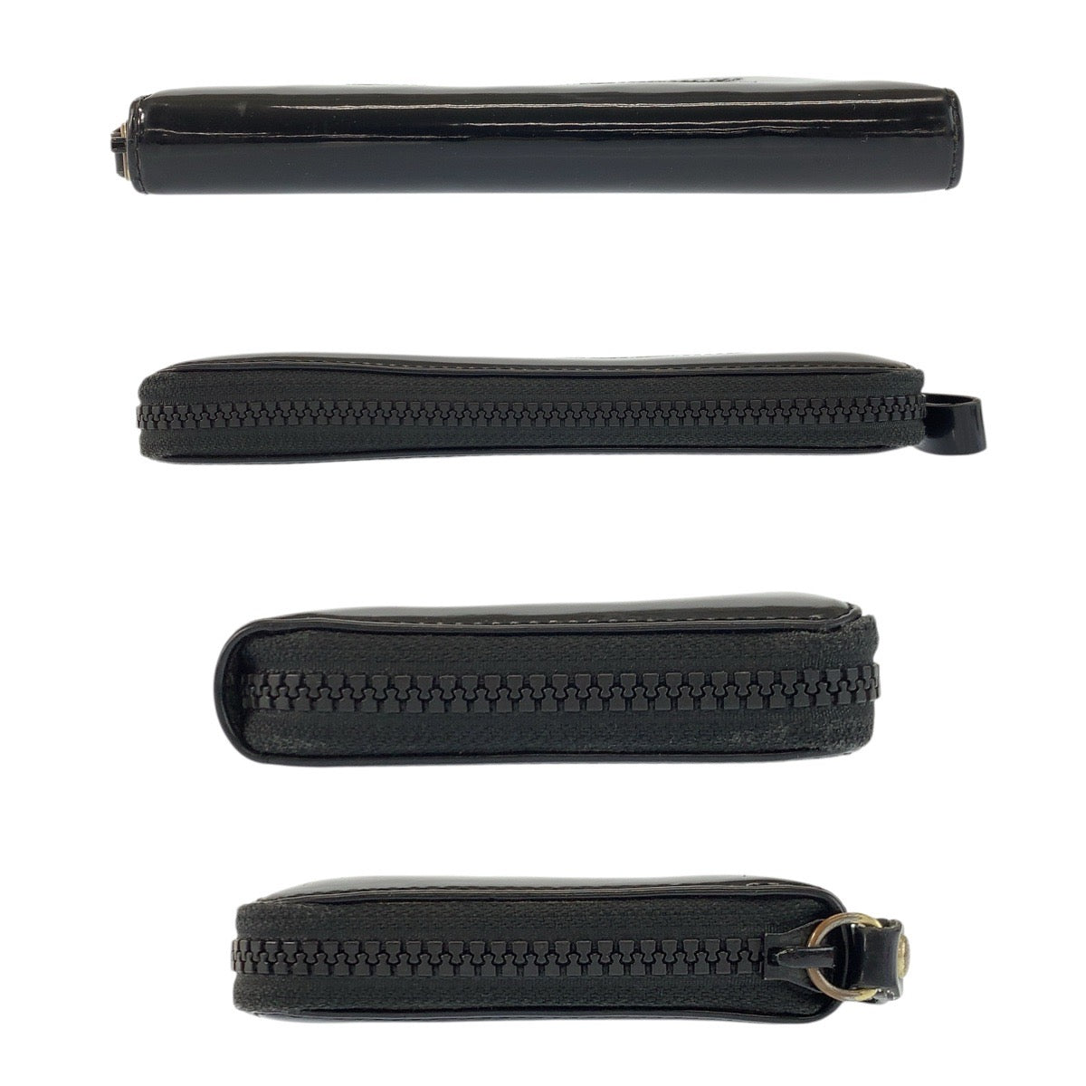 22480
SEE BY CHLOE Black Enamel Long Wallet for Women ABP3