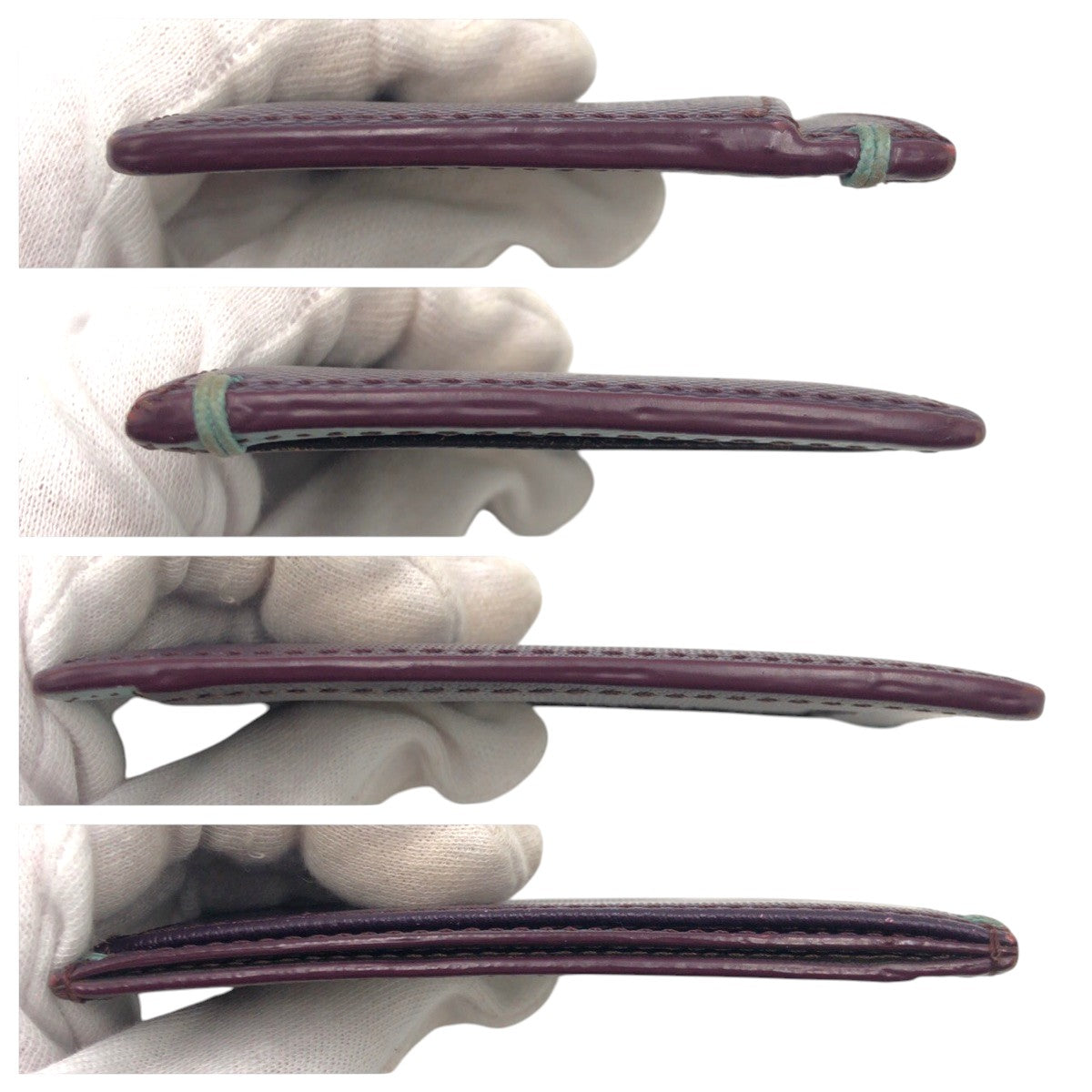 22498
Paul Smith ポール スミス コントラストカラー パープル レザー カードケース パスケース 名刺入れ メンズ AB1