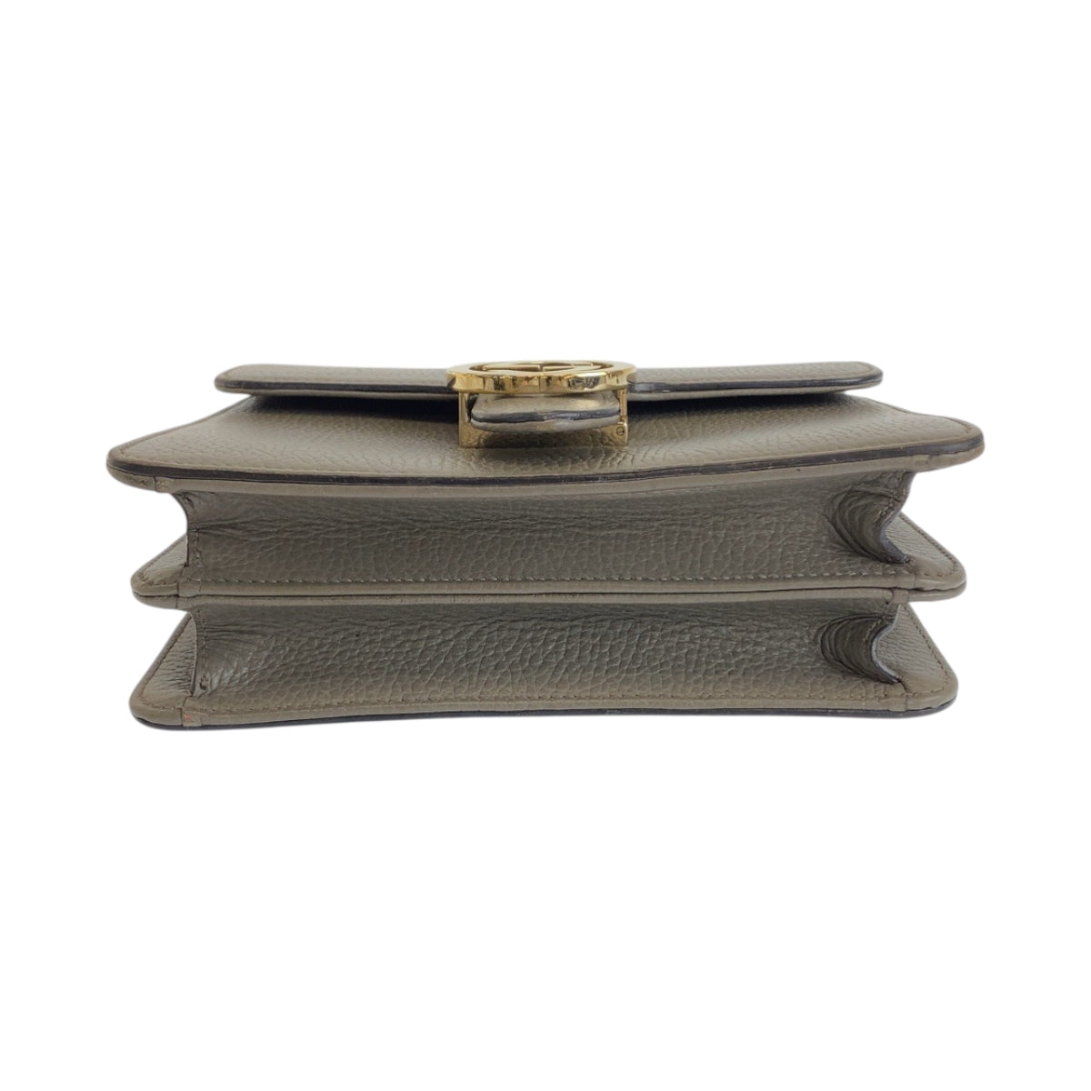22536
GUCCI グッチ インターロッキング グレー ゴールド金具 レザー 510304 ショルダーバッグ チェーンショルダーバッグ レディース ABP56