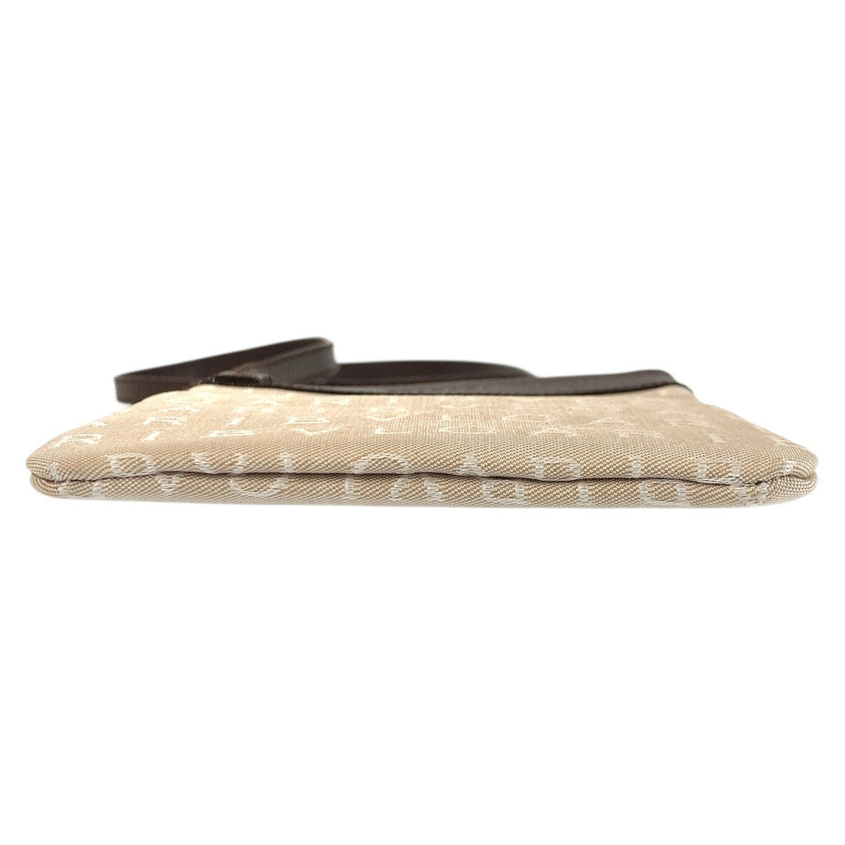 22601
BVLGARI ブルガリ ロゴマニア ベージュ ブラウン シルバー金具 キャンバス / レザー ショルダーバッグ ポシェット レディース A21