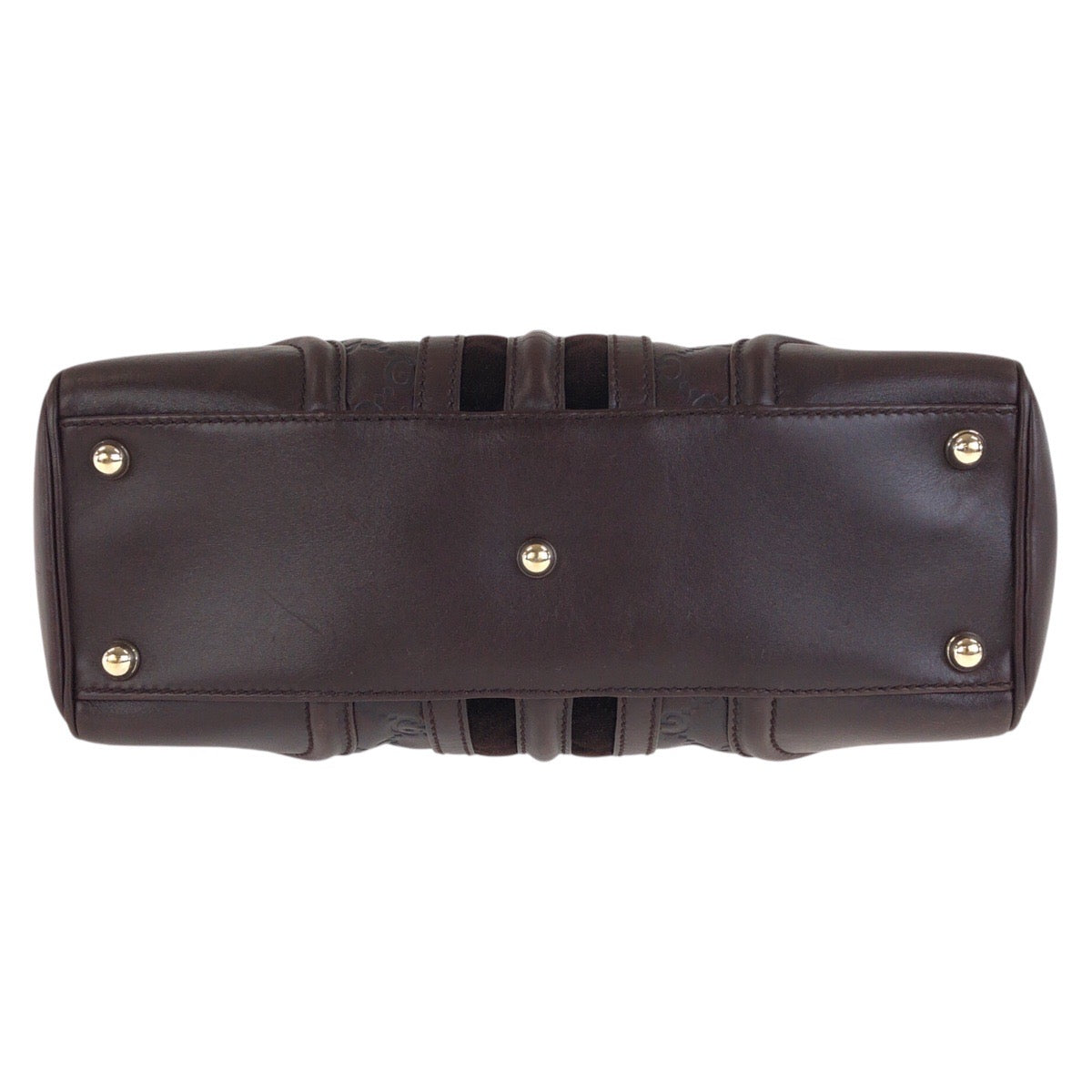22605
GUCCI Guccissima Brown Gold Hardware Leather 154382 Handbag Ladies ABP49