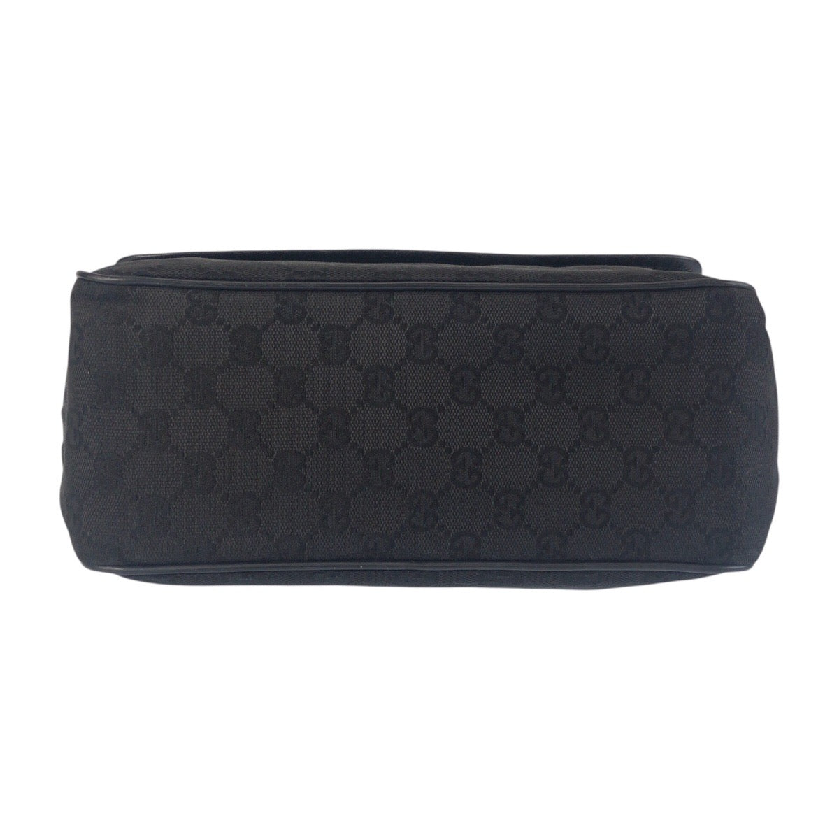 22620
GUCCI Black Silver Hardware GG Canvas / Leather 28562 Shoulder Bag Messenger Bag Ladies ABP35