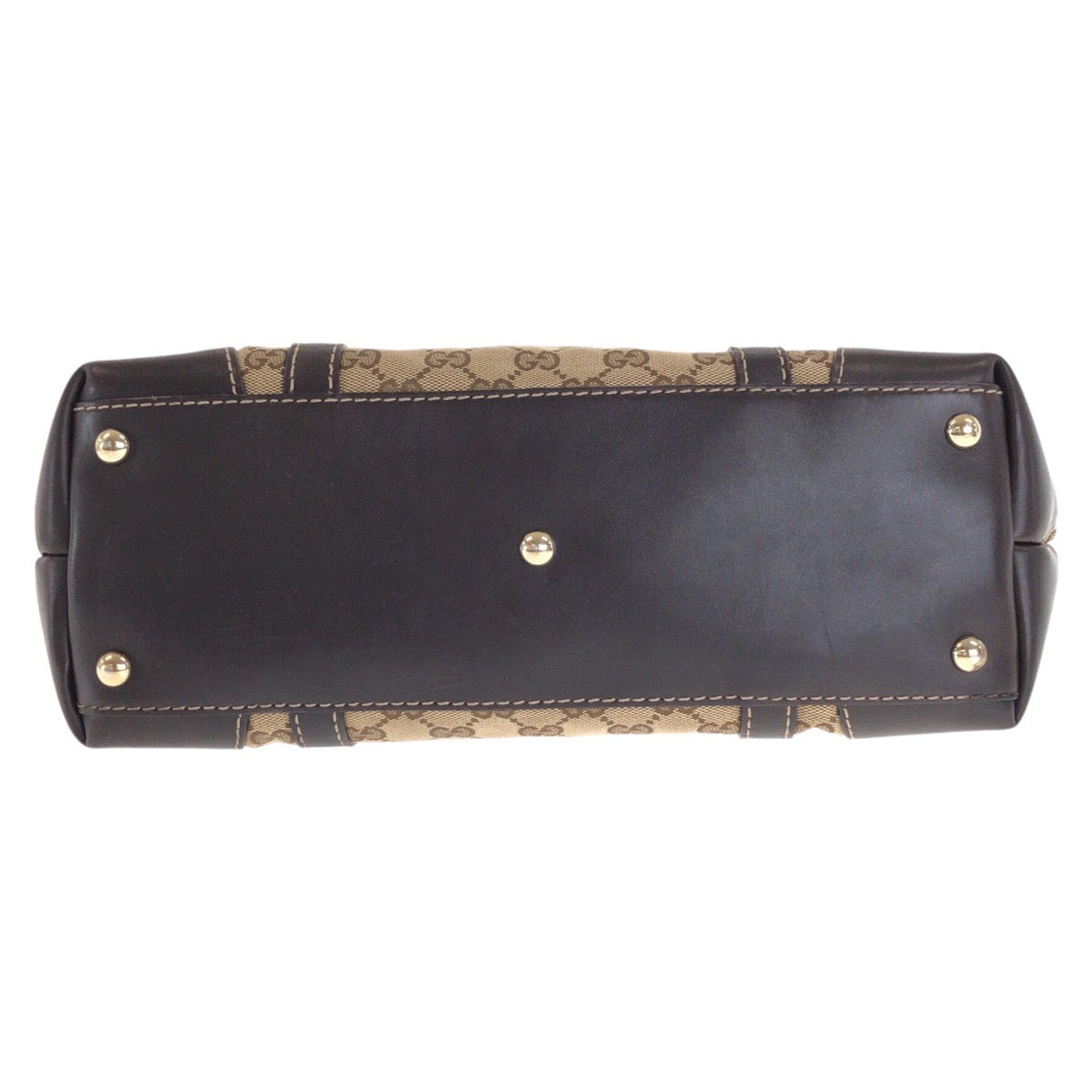 22621
GUCCI グッチ ラブリー ベージュ ブラウン ゴールド金具 GGキャンバス / レザー 257069 トートバッグ ハンドバッグ レディース AB38