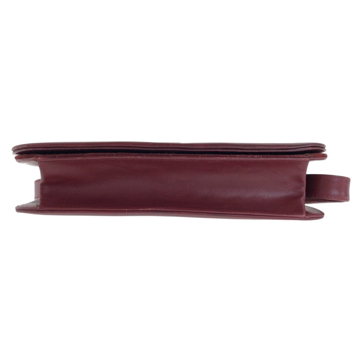 22635
GIVENCHY ジバンシィ ボルドー ゴールド金具 スウェード / レザー ショルダーバッグ レディース ABP21