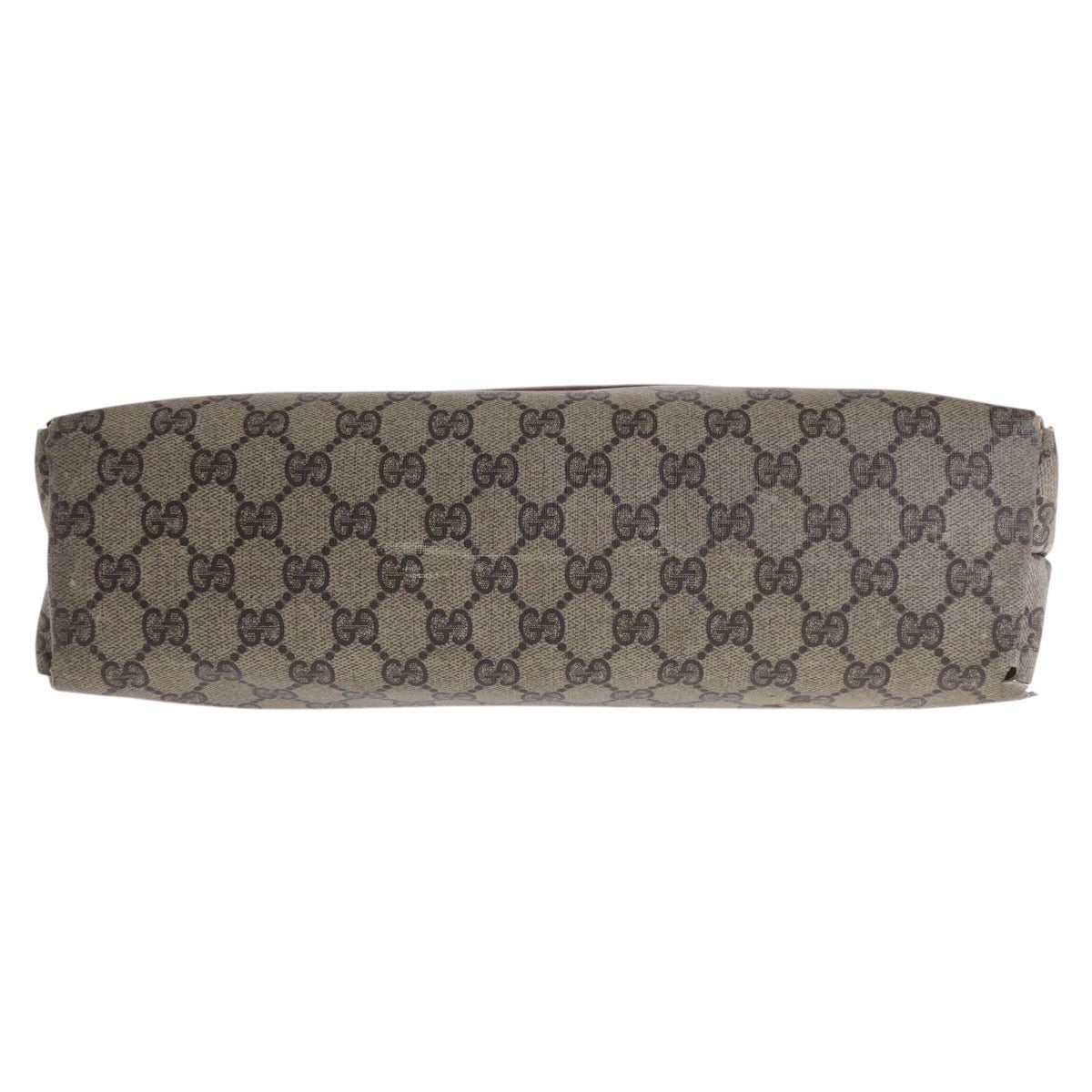 22641
GUCCI Vintage Sherry Line Beige Brown GG Supreme Canvas / Leather 20 001 4487 Tote Bag Shoulder Bag Ladies AB16