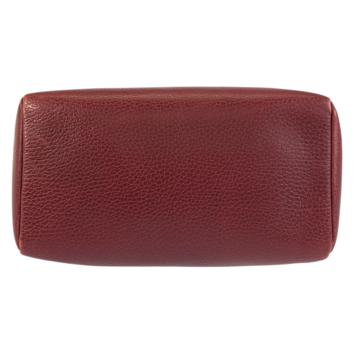 22671
CARTIER Cartier Must Line Trinity Bordeaux Gold Hardware Leather Handbag Pouch Ladies ABP21
