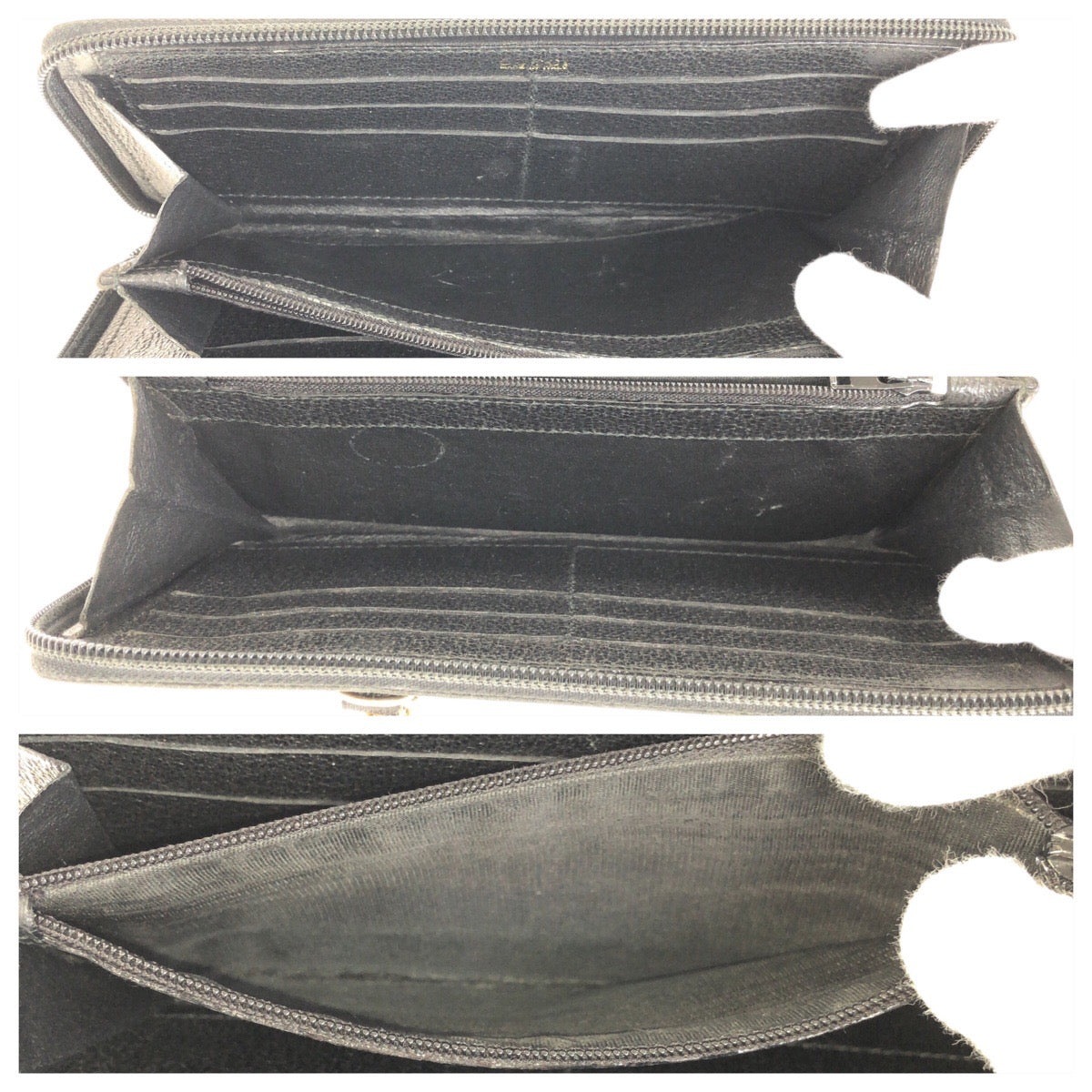 22683
GUCCI グッチ バンブー ブラック 黒 ゴールド金具 スウェード / レザー 039 1998 0700 長財布 ショルダーウォレット 2way レディース AB28