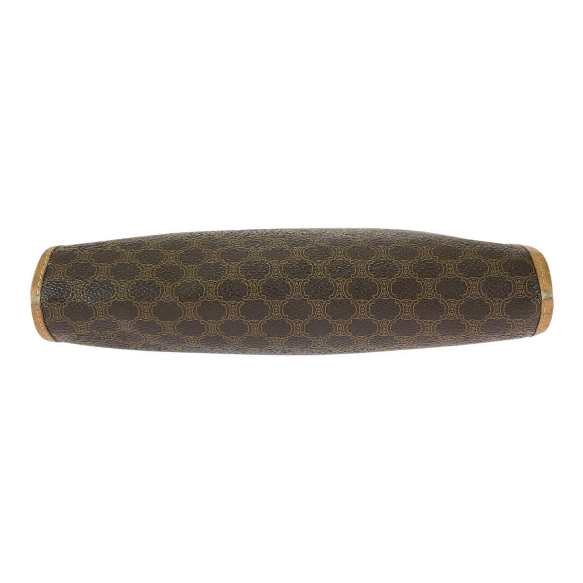 22689
CELINE Macadam Brown Gold Hardware PVC / Leather Second Bag Clutch Bag Men's AB15
