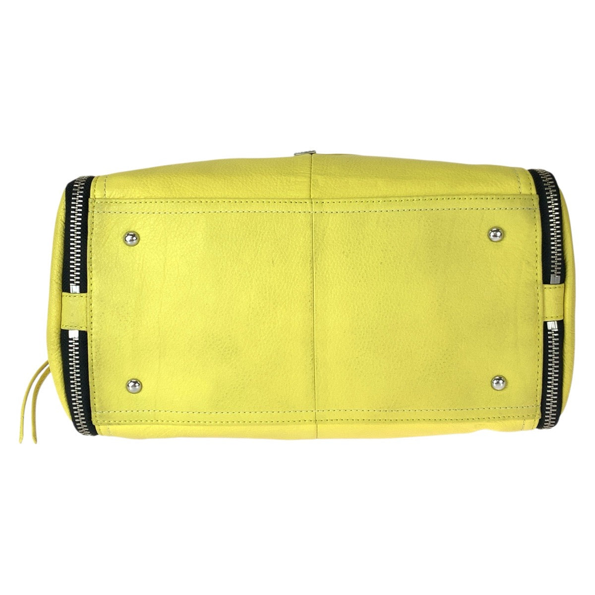 22701
DIESEL ディーゼル レ ジッパー 2way イエロー ブラック シルバー金具 レザー ショルダーバッグ トートバッグ レディース ABP15