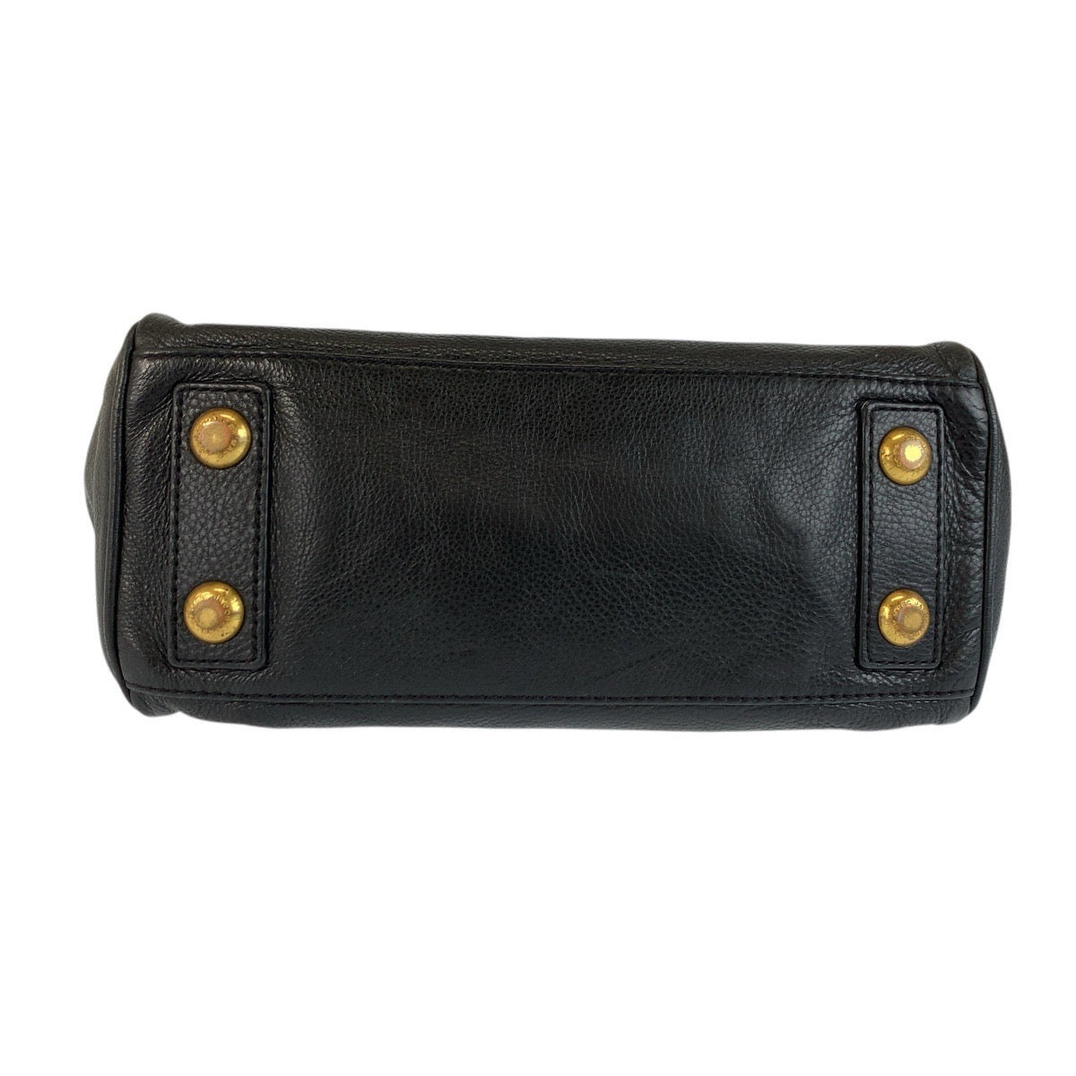 22707
MARC JACOBS マークジェイコブス ブラック 黒 ゴールド金具 レザー M3PE134 ハンドバッグ レディース AB9