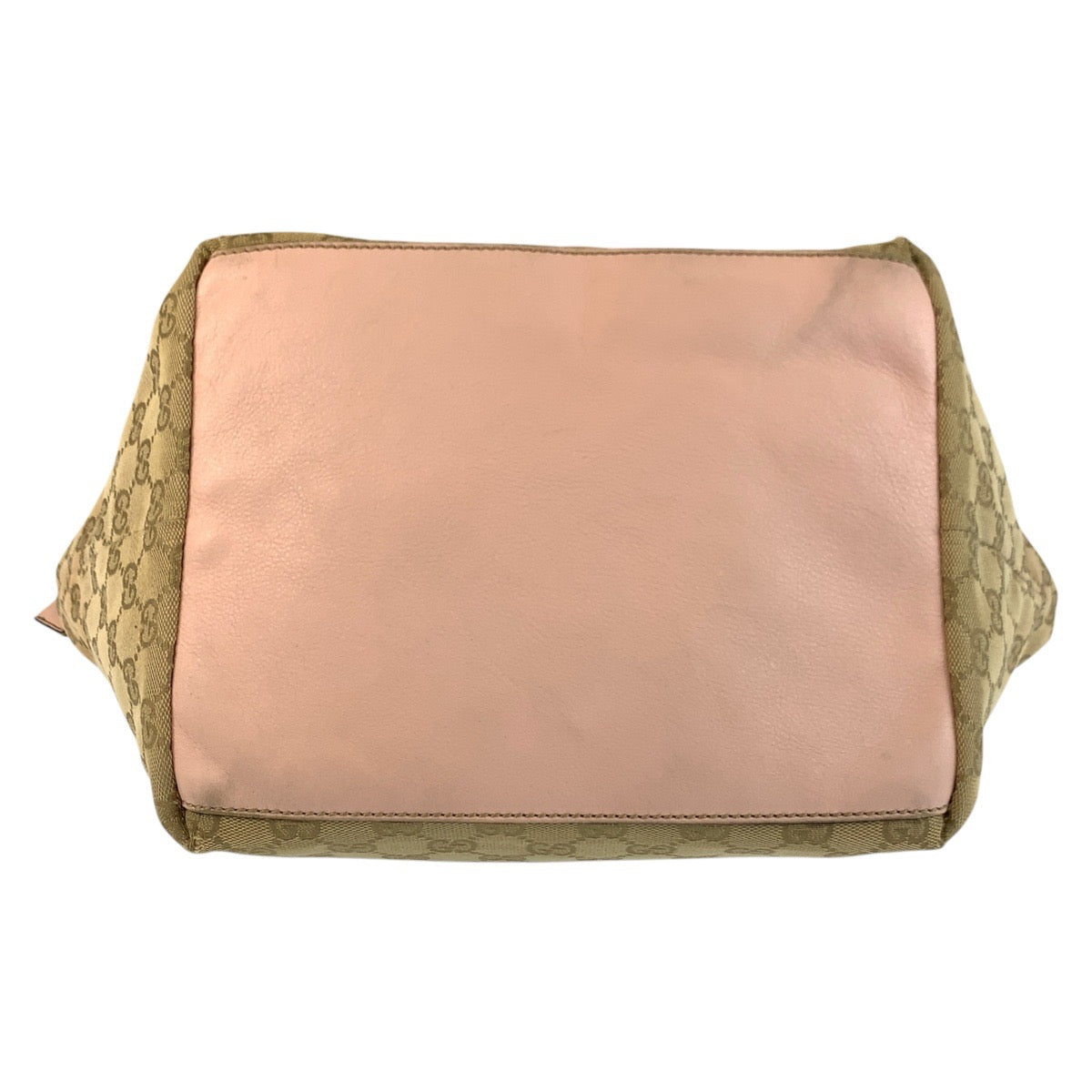 22744
GUCCI グッチ シェリーライン ベージュ ピンク ゴールド金具 GGキャンバス / レザー 131230 トートバッグ ショルダーバッグ レディース AB22