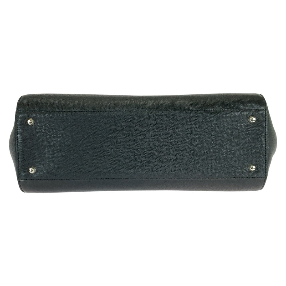 22745
BURBERRY バーバリー チェック柄 ブラック 黒 シルバー金具 レザー トートバッグ ハンドバッグ レディース A35