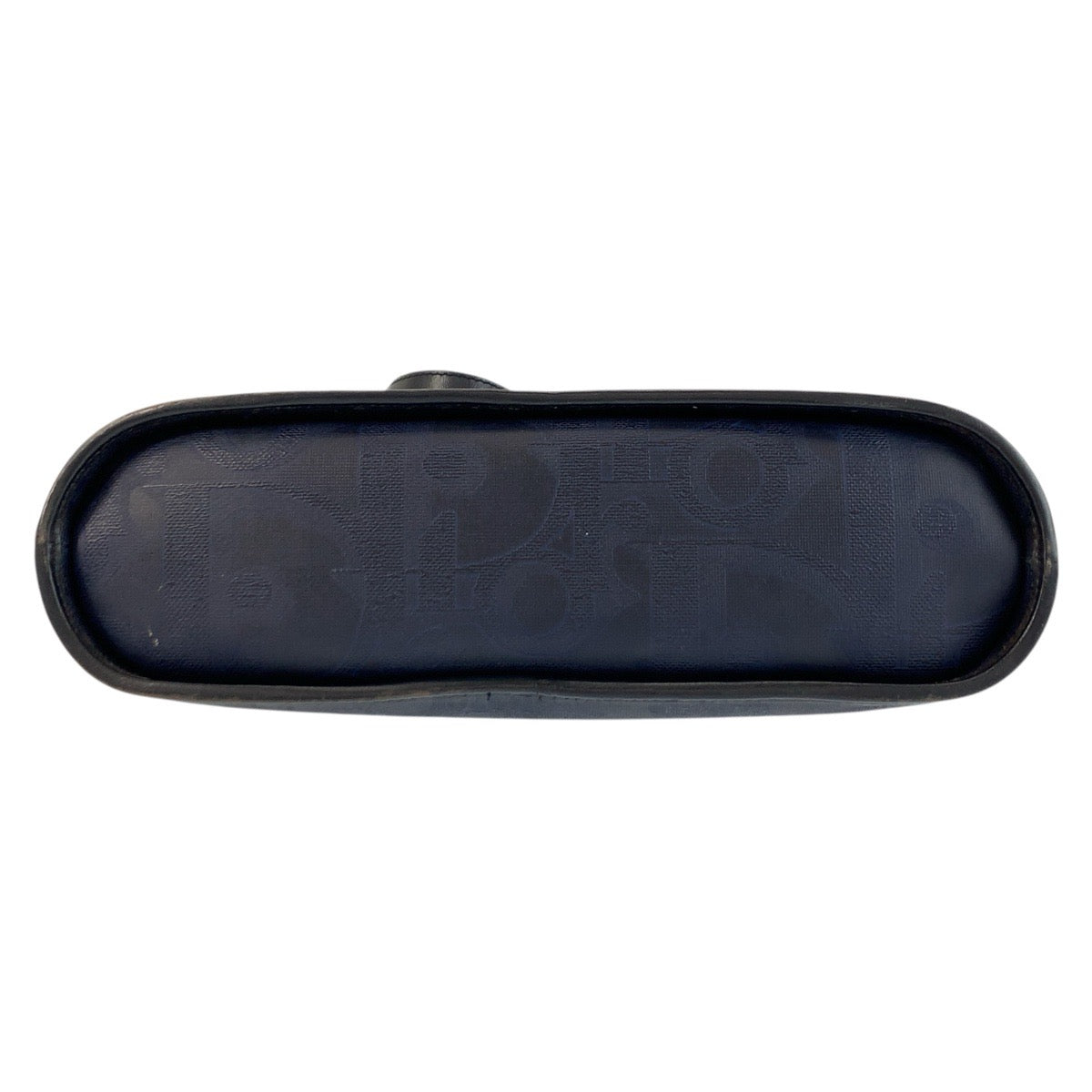 22756
Christian Dior Vintage Troter Navy Gold Hardware PVC / Leather Handbag Shoulder Bag Ladies ABP36