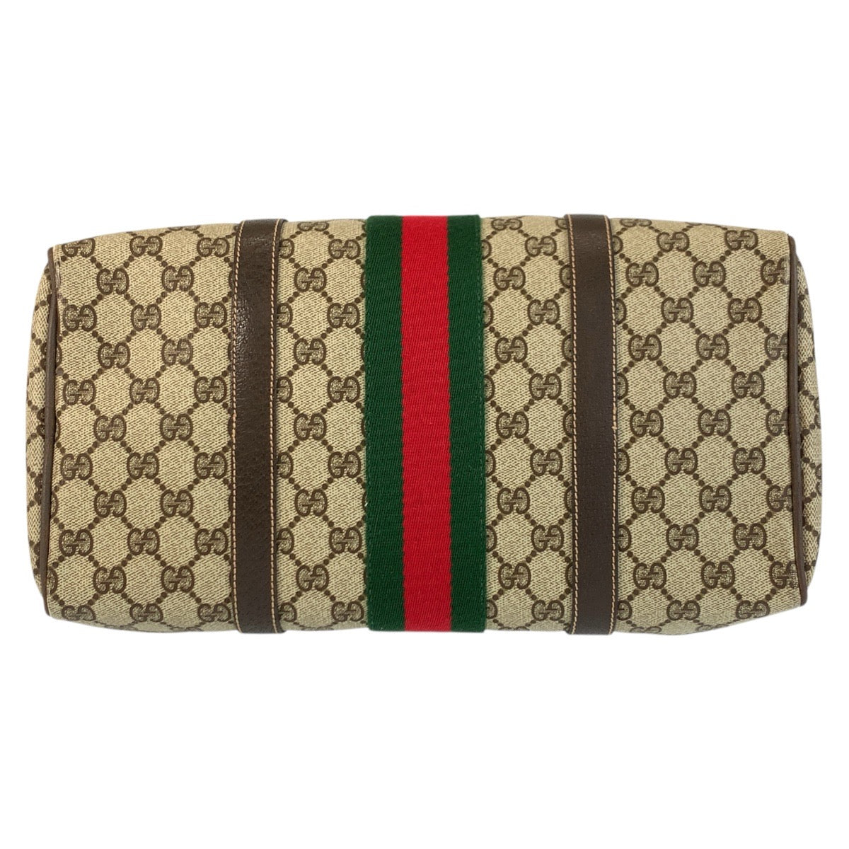 22774
GUCCI グッチ ヴィンテージ オールドグッチ シェリーライン ベージュ ブラウン ゴールド金具 GGスプリームキャンバス / レザー ハンドバッグ ボストンバッグ レディース ABP42