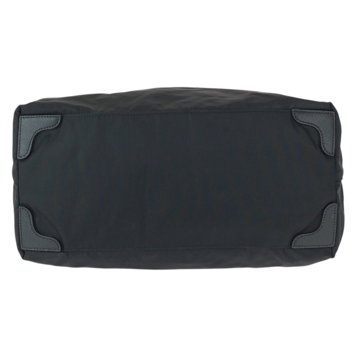 22775
PRADA プラダ テスート サフィアーノ 三角ロゴプレート ブラック 黒 シルバー金具 ナイロン / レザー トートバッグ ショルダーバッグ レディース ABP38