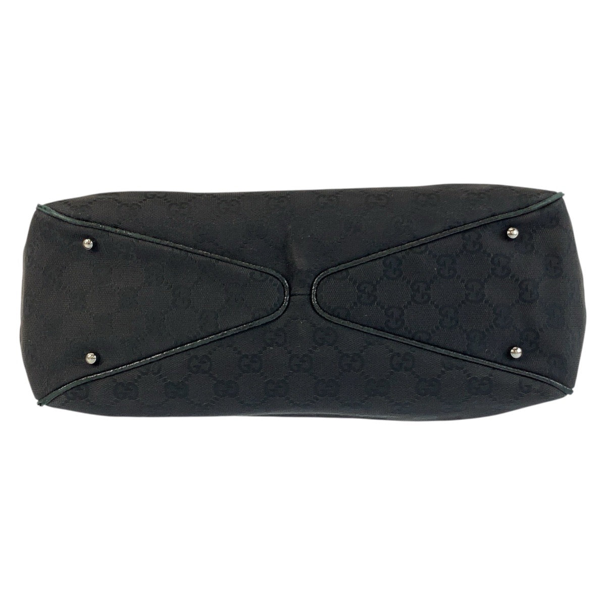 22776
GUCCI Black GG Canvas / Leather 113017 Tote Bag Shoulder Bag Women's B14