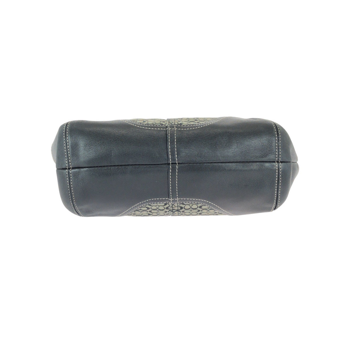 22846
COACH Mini Signature Black/Gray Canvas / Leather C35-6383 Shoulder Bag Handbag Women's ABP10