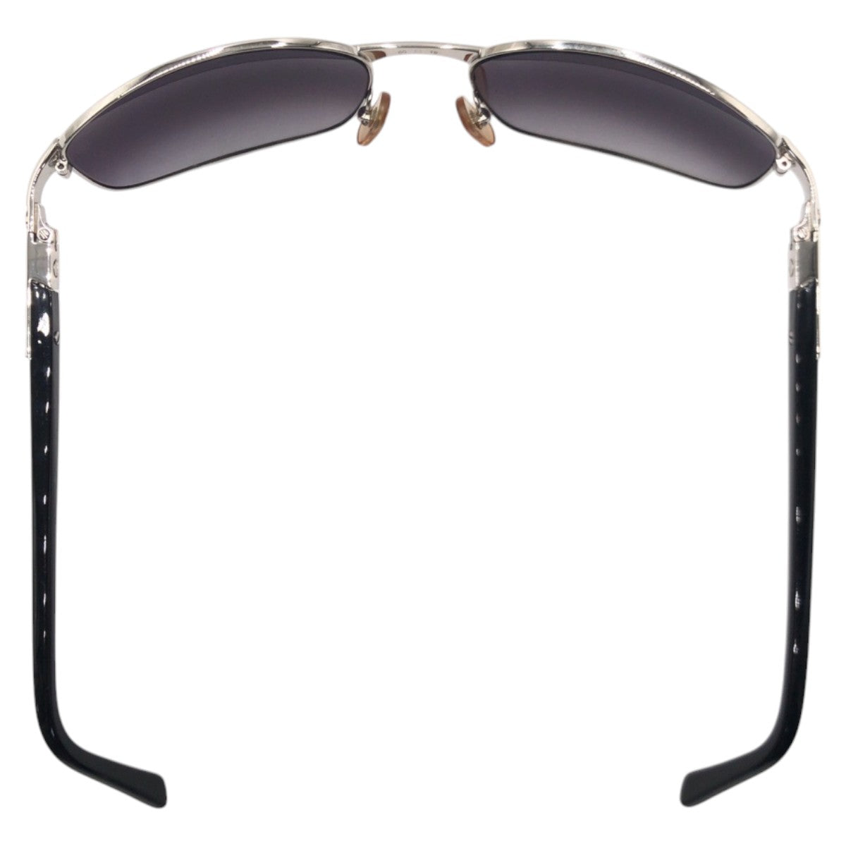 22905
CARTIER カルティエ サントス シルバー ブラック 黒 プラスチック 男女兼用 スクエア メンズ A42