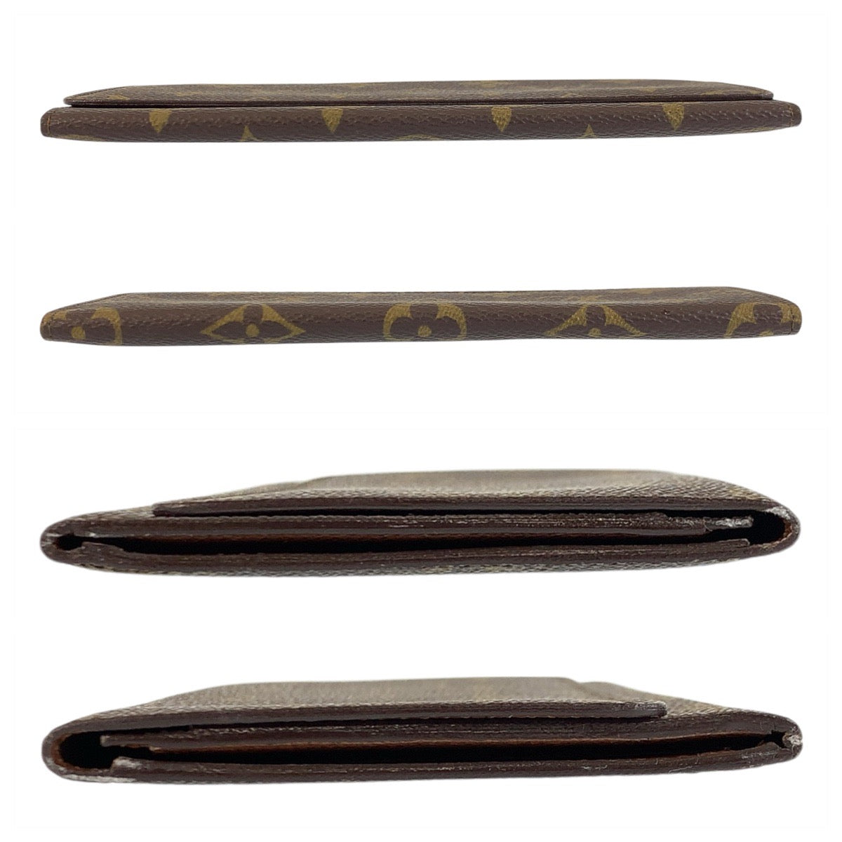 22975
LOUIS VUITTON ルイヴィトン モノグラム ポルト フォイユ ブラウン PVC M61818 長財布 札入れ メンズ ABP21