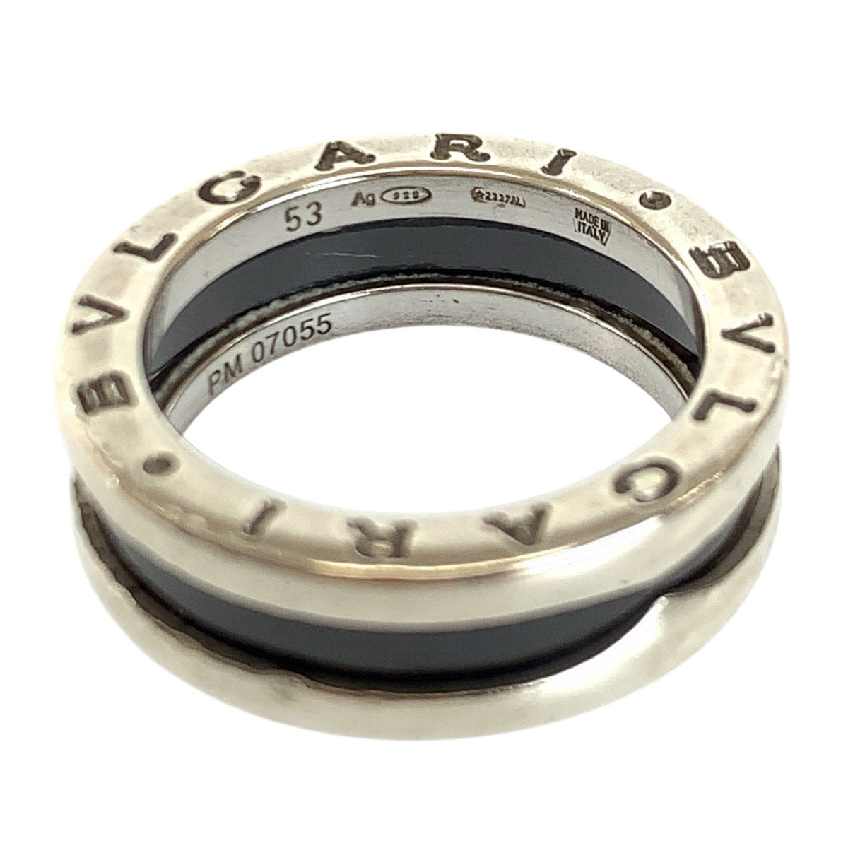 22983
BVLGARI Bvlgari B.zero1 Save the Children Size 53 Silver Black Silver 925 / Ceramic Ring 13 (US size 6.5) Women's ABP21