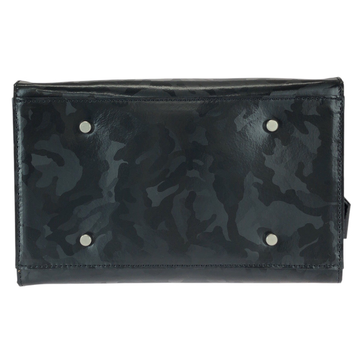 23004
aniary アニアリ カモフラ 迷彩 ブラック 黒 ゴールド金具 シルバー金具 レザー ミニトートバッグ ハンドバッグ レディース ABP10