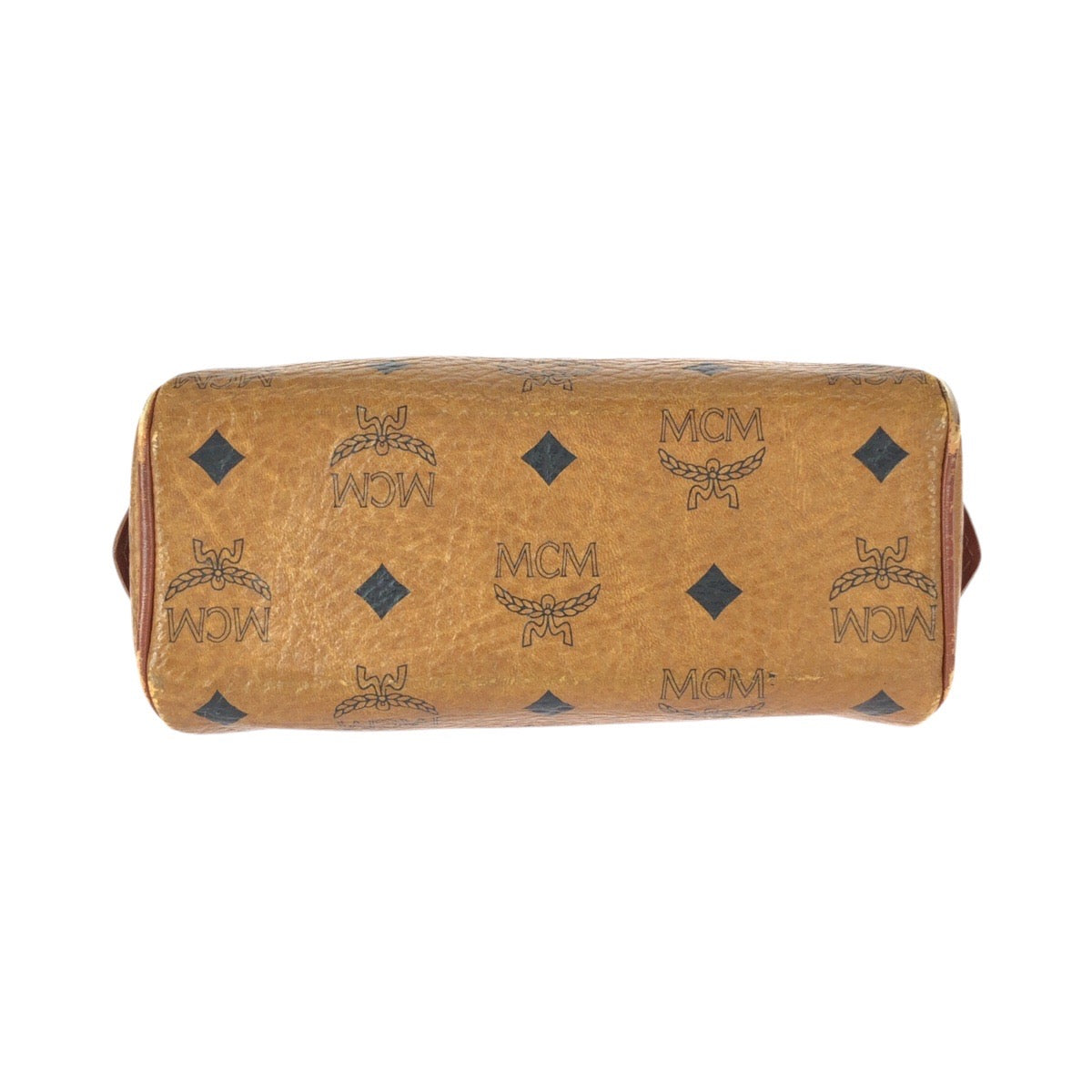 23034
MCM エム シー エム ヴィンテージ ヴィセトス 2way ブラウン キャメル ゴールド金具 PVC ショルダーバッグ ハンドバッグ レディース B21