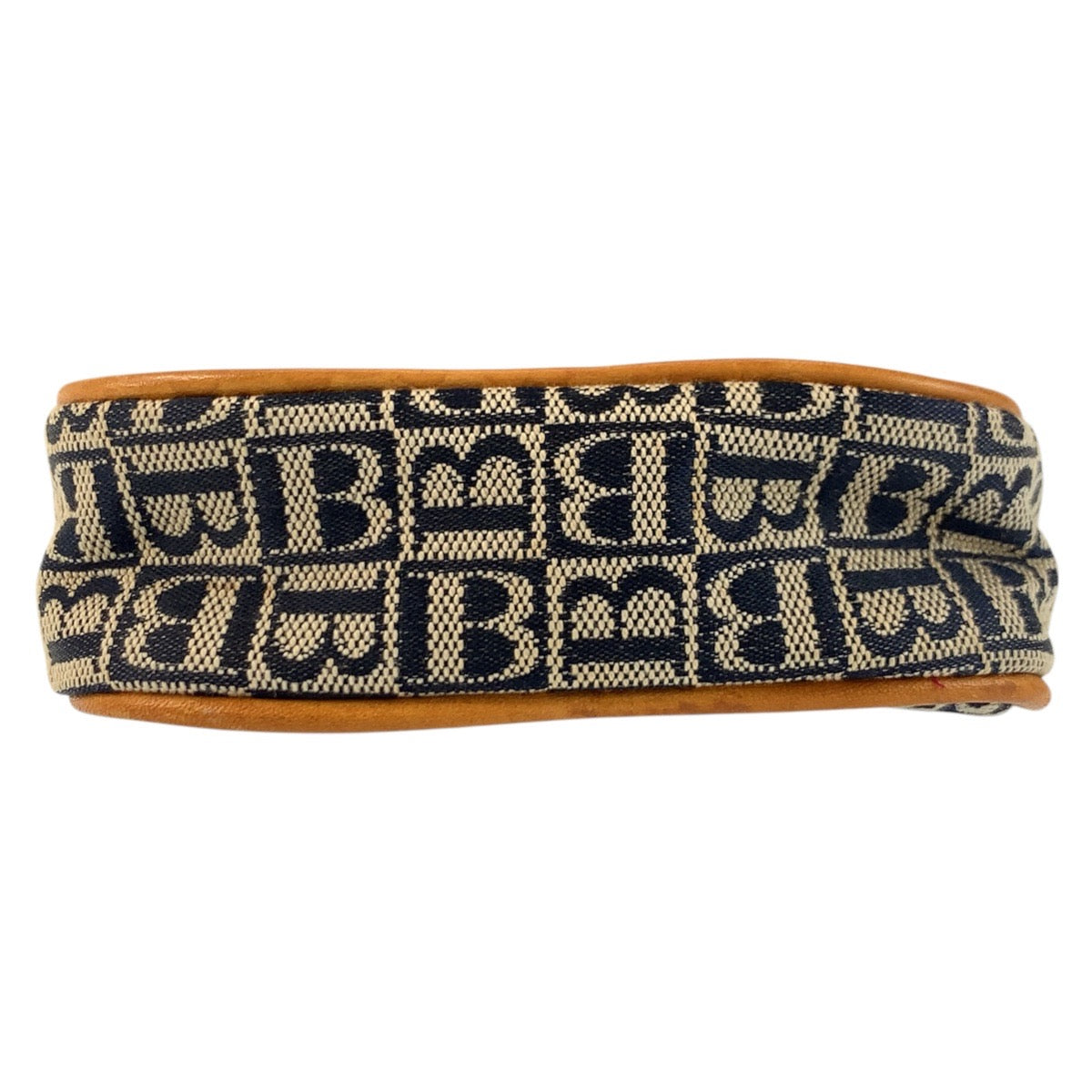 23043
BURBERRY バーバリー ベージュ ブラック ブラウン キャンバス / レザー ショルダーバッグ ポシェット レディース ABP10