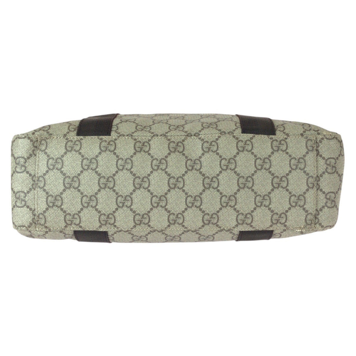 23046
GUCCI グッチ GG柄 カーキ ダークブラウン GGスプリームキャンバス / レザー 141976 トートバッグ 男女兼用 レディース ABP28