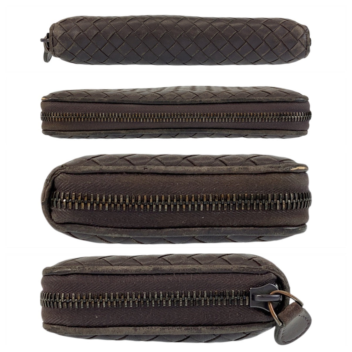 23078
BOTTEGAVENETA ボッテガヴェネタ イントレチャート ブラウン レザー BO1786504C 長財布 ロングウォレット メンズ B5