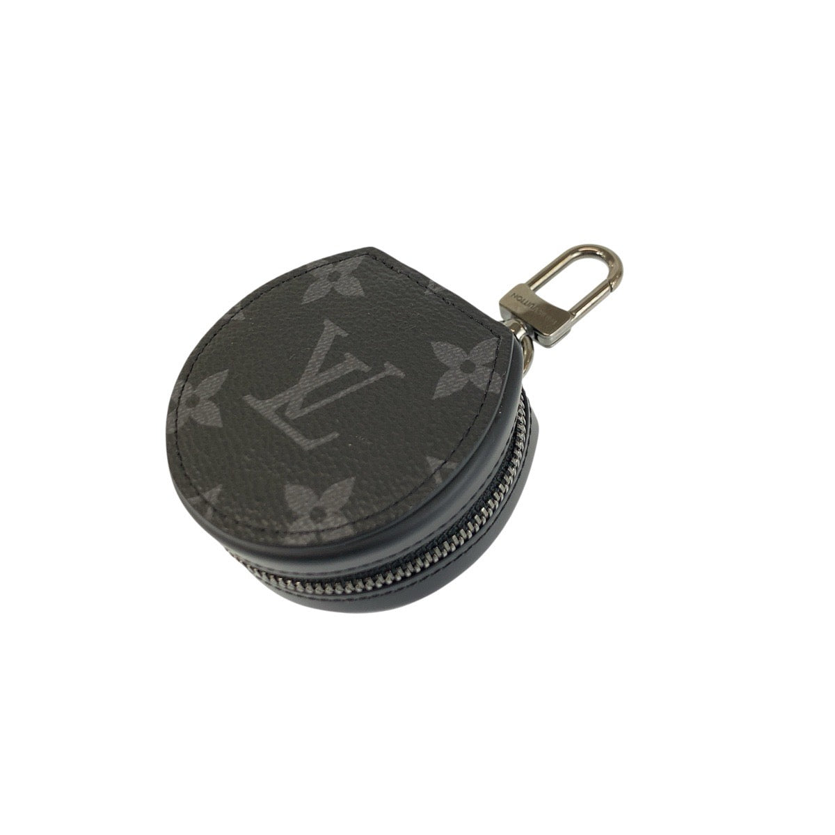 23107
LOUIS VUITTON ルイヴィトン モノグラムエクリプス エテュイ ブラック 黒 グレー PVC G10496 イヤホンケース AirPods ケース メンズ A44