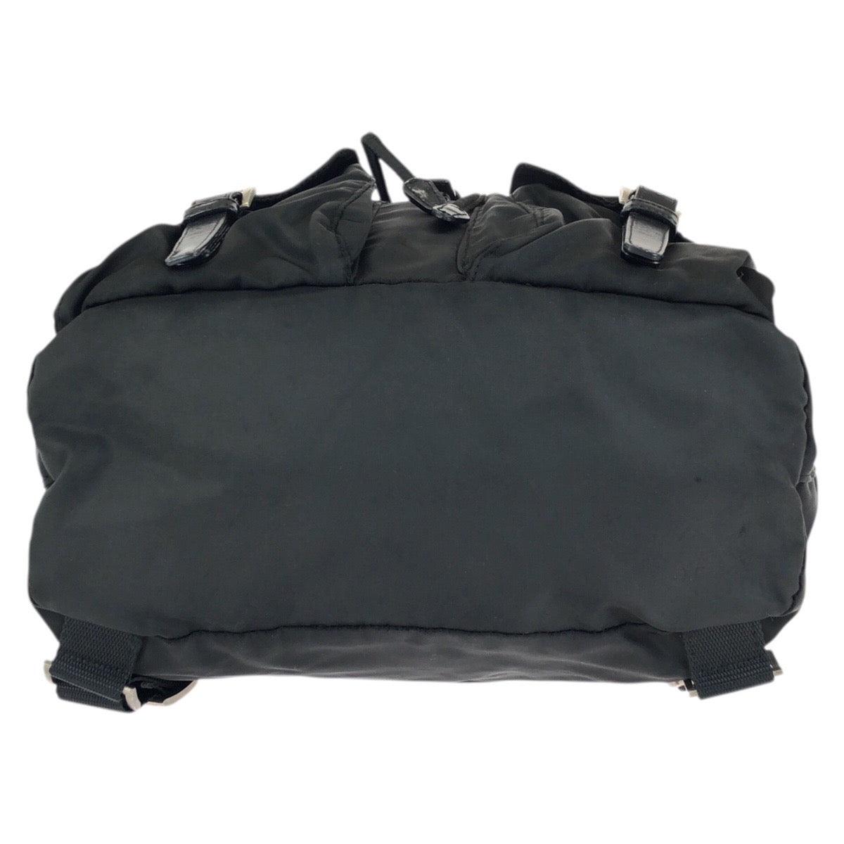 23120
PRADA プラダ テスート 三角ロゴプレート ブラック 黒 シルバー金具 ナイロン / レザー リュックサック バックパック レディース ABP45