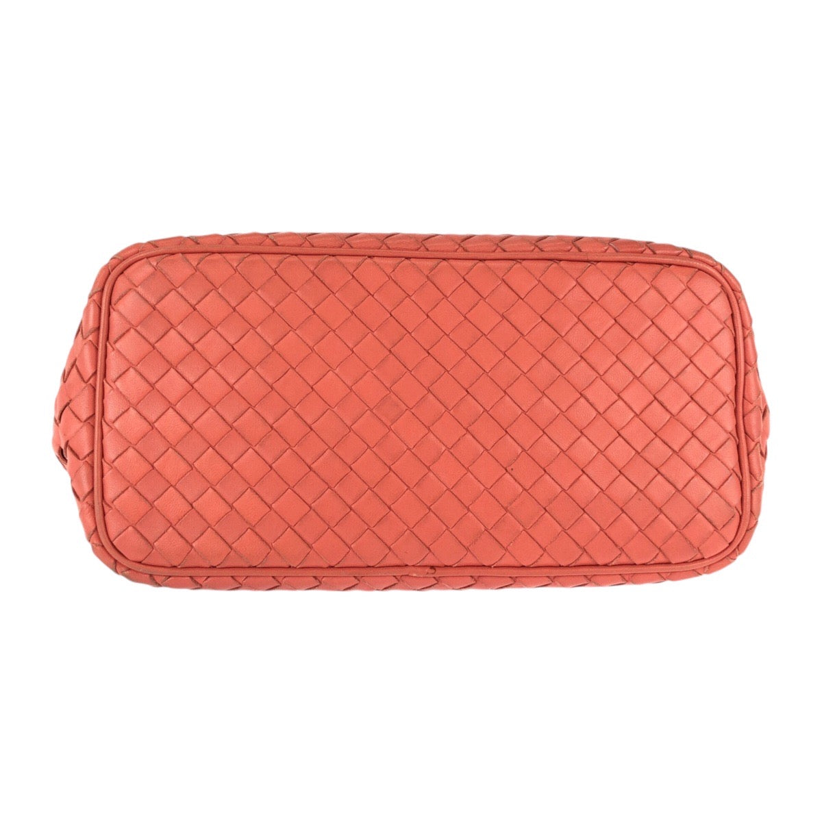 23136
BOTTEGAVENETA ボッテガヴェネタ イントレチャート ピンク サーモンピンク レザー 239988 V0016 6570 ショルダーバッグ ハンドバッグ レディース ABP85