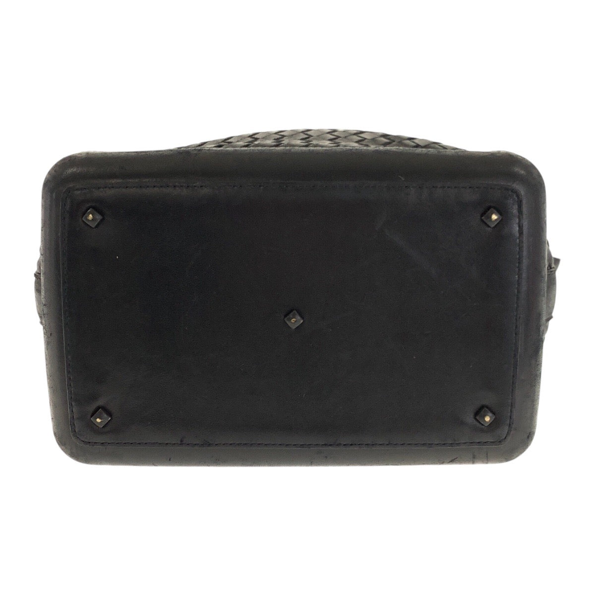 23137
BOTTEGAVENETA ボッテガヴェネタ イントレチャート ブラック 黒 ガンメタ金具 レザー 10600106071NE ショルダーバッグ レディース ABP70