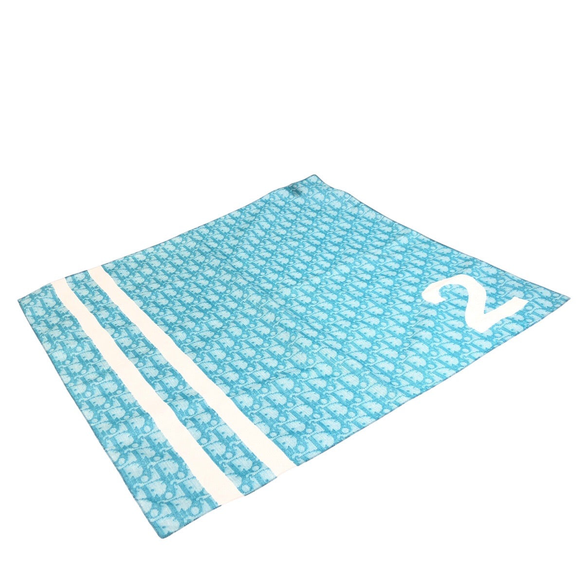 23186
Dior ディオール トロッター ブルー ライトブルー コットン スカーフ バンダナ レディース SA21