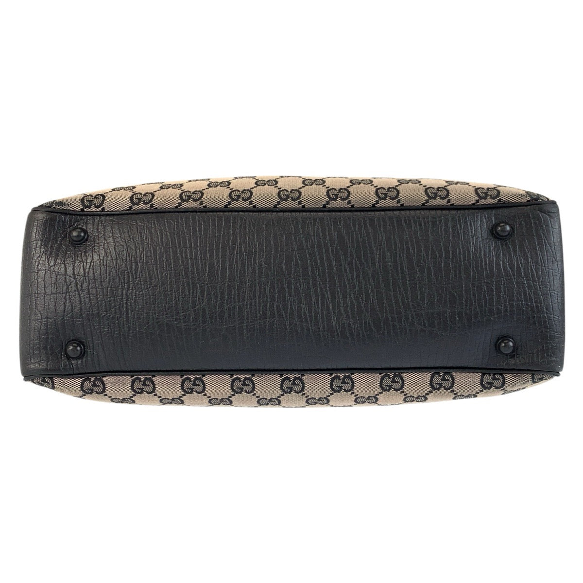 23254
GUCCI グッチ バンブー ブラック 黒 グレー GGキャンバス / レザー 112526 トートバッグ ショルダーバッグ レディース ABP35