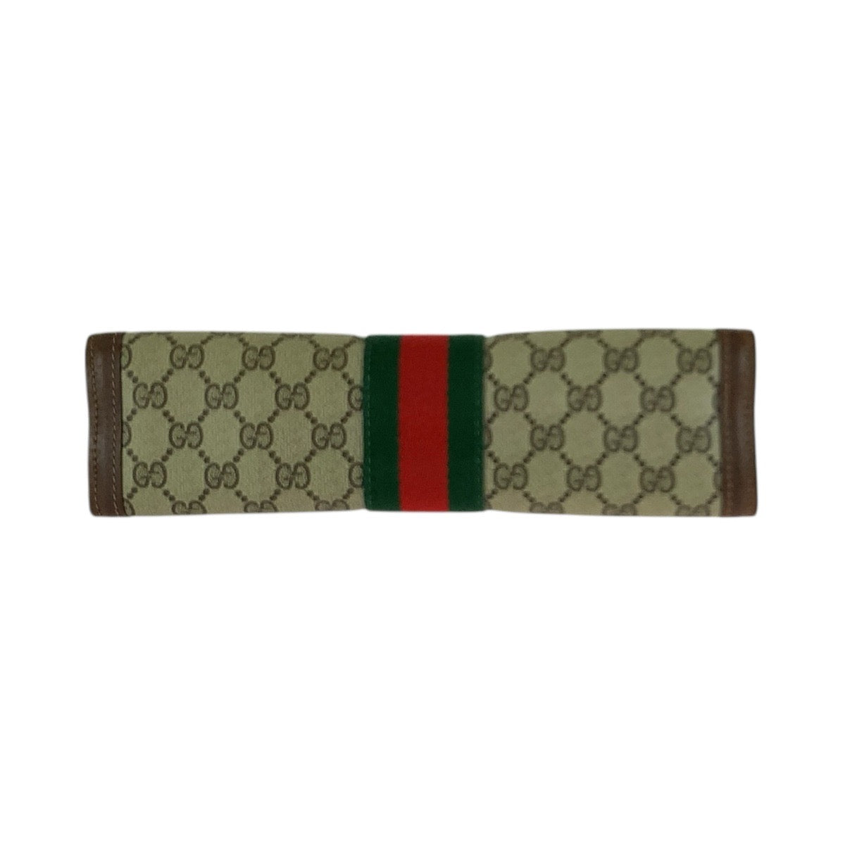 23279
GUCCI グッチ ヴィンテージ オールドグッチ シェリーライン ベージュ ブラウン GGスプリームキャンバス / レザー クラッチバッグ セカンドバッグ メンズ AB28