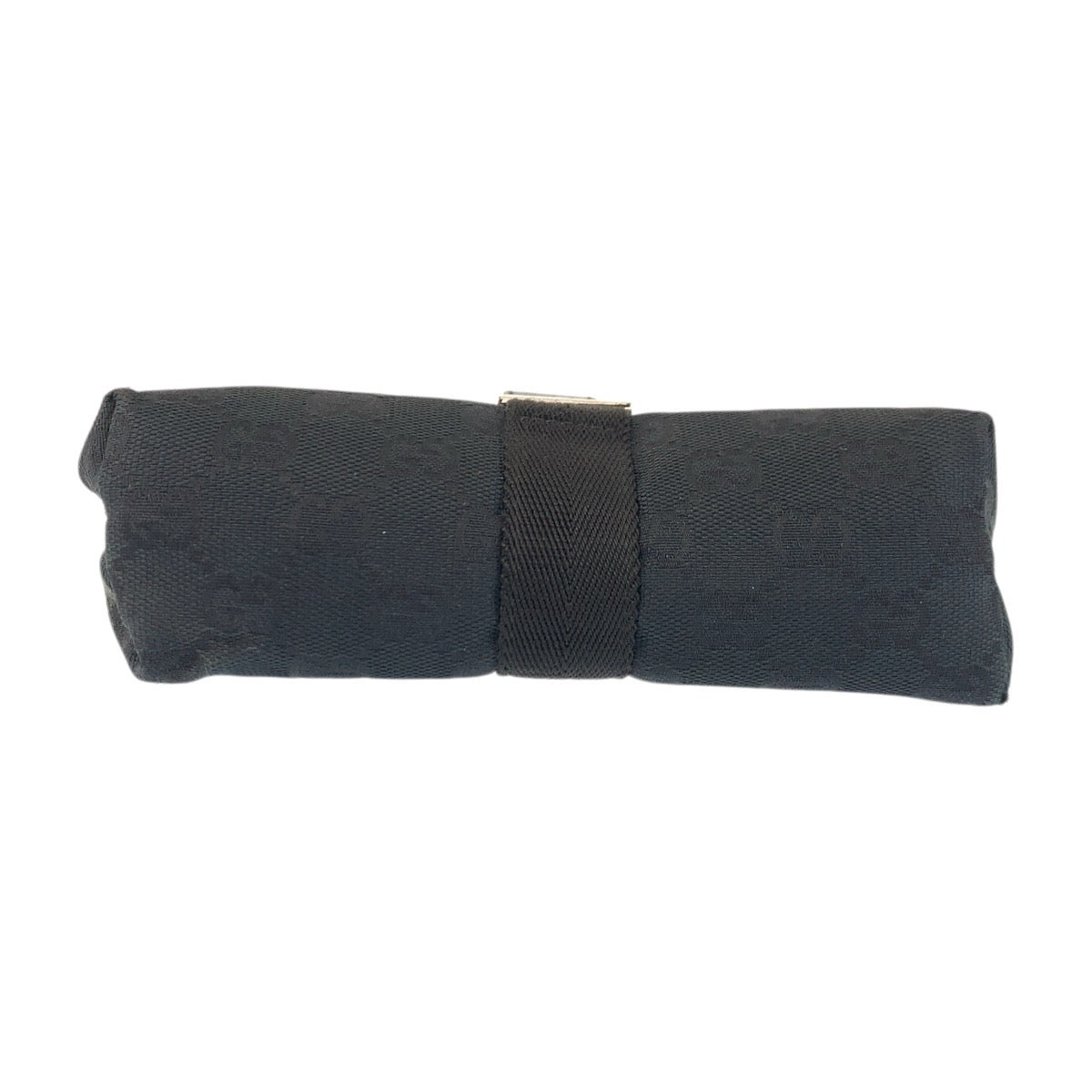 23328
GUCCI Black GG Canvas / Leather 131236 Body Bag Waist Pouch Unisex Ladies AB32