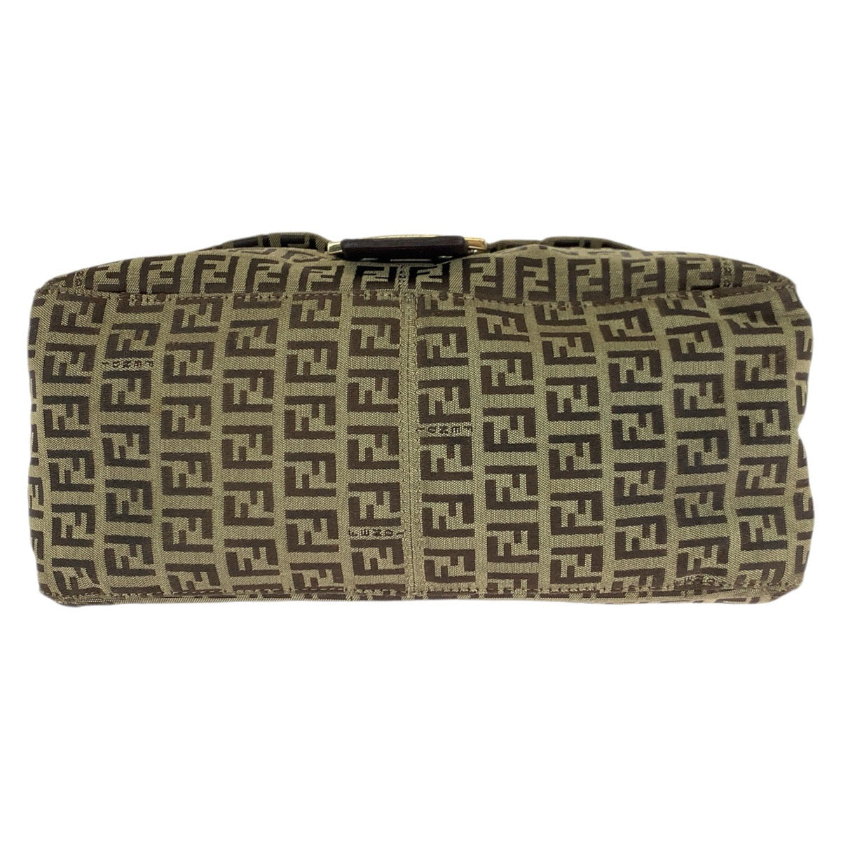 23361
FENDI フェンディ ヴィンテージ ズッキーノ マンマバケット ブラウン ゴールド金具 キャンバス / レザー 8BR001 ショルダーバッグ ハンドバッグ レディース AB80