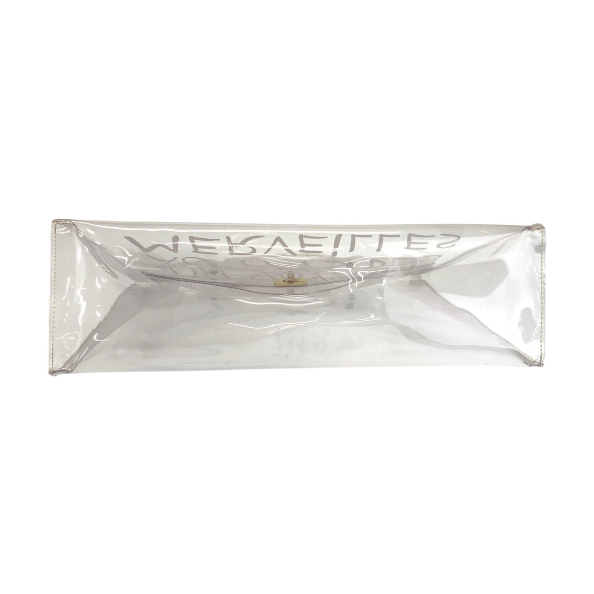 23367
HERMES Hermes Vinyl Kelly Clear Gold Hardware Vinyl Handbag Ladies ABP45