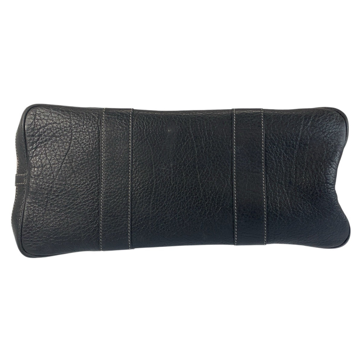 23400
HERMES エルメス ガーデンパーティPM グレー ブラック シルバー金具 トワルアッシュ / レザー トートバッグ ハンドバッグ レディース AB140