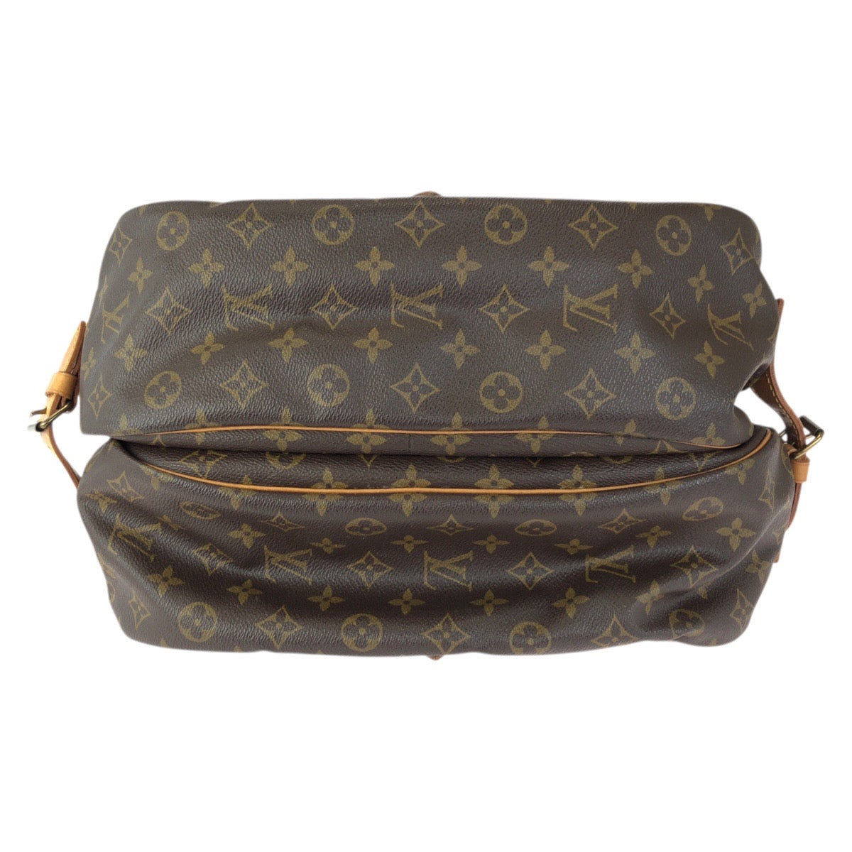 23415
LOUIS VUITTON Monogram Saumur 35 Brown Gold Hardware PVC / Leather M42254 Shoulder Bag Unisex Women's AB52