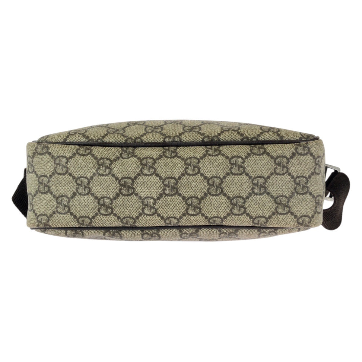 23461
GUCCI グッチ ベージュ ダークブラウン シルバー金具 GGスプリームキャンバス / レザー 114291 ショルダーバッグ メッセンジャーバッグ レディース ABP44