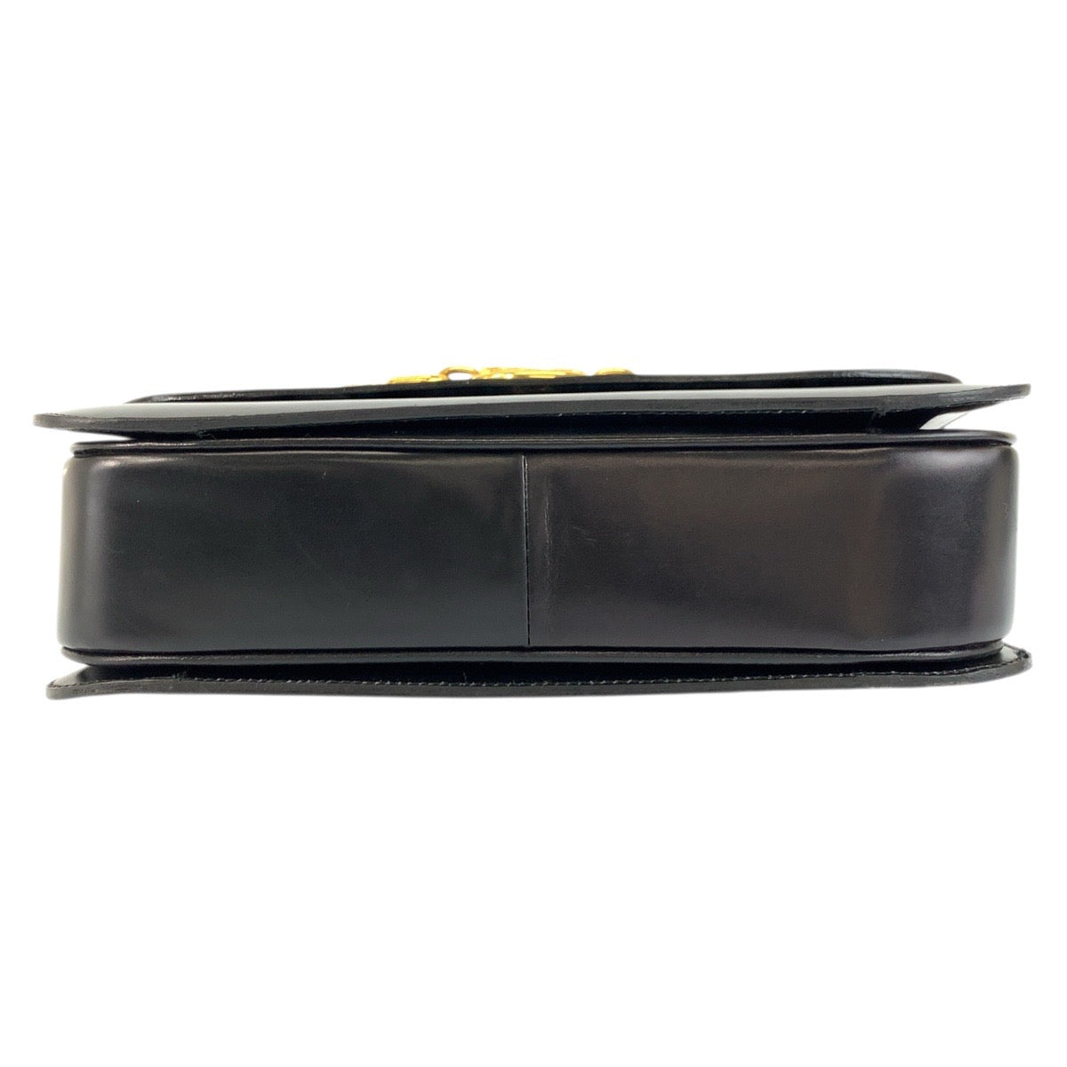 23501
CELINE セリーヌ ヴィンテージ 馬車ロゴ ホースキャリッジ ブラック 黒 ゴールド金具 レザー ショルダーバッグ レディース ABP70
