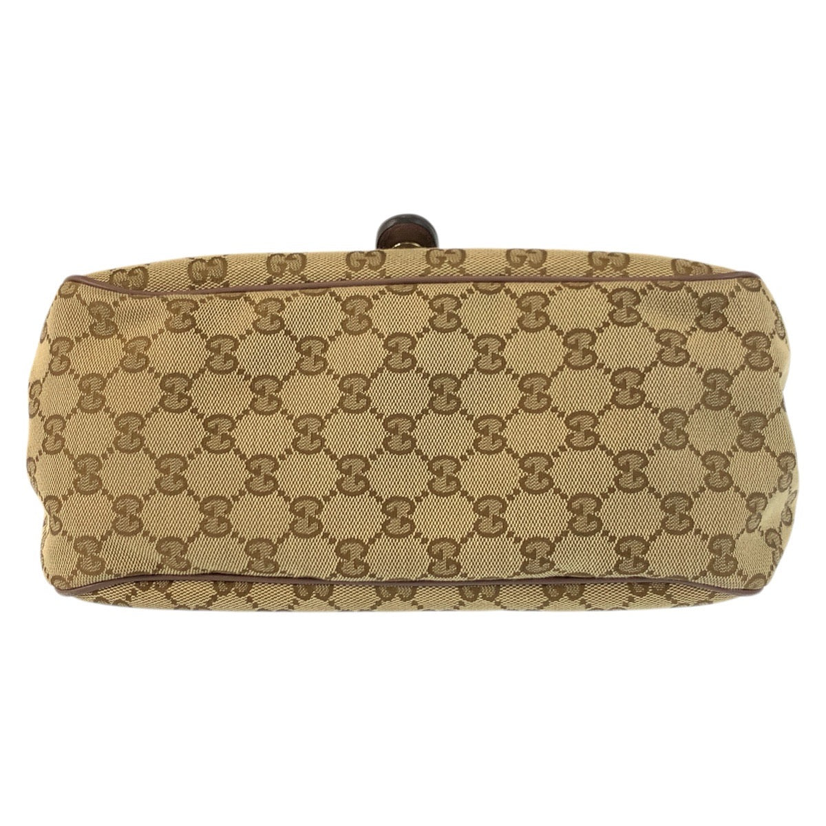 23515
GUCCI グッチ スーキー ブラウン ベージュ ゴールド金具 GGキャンバス / レザー 308452 ショルダーバッグ ポシェット レディース ABP82