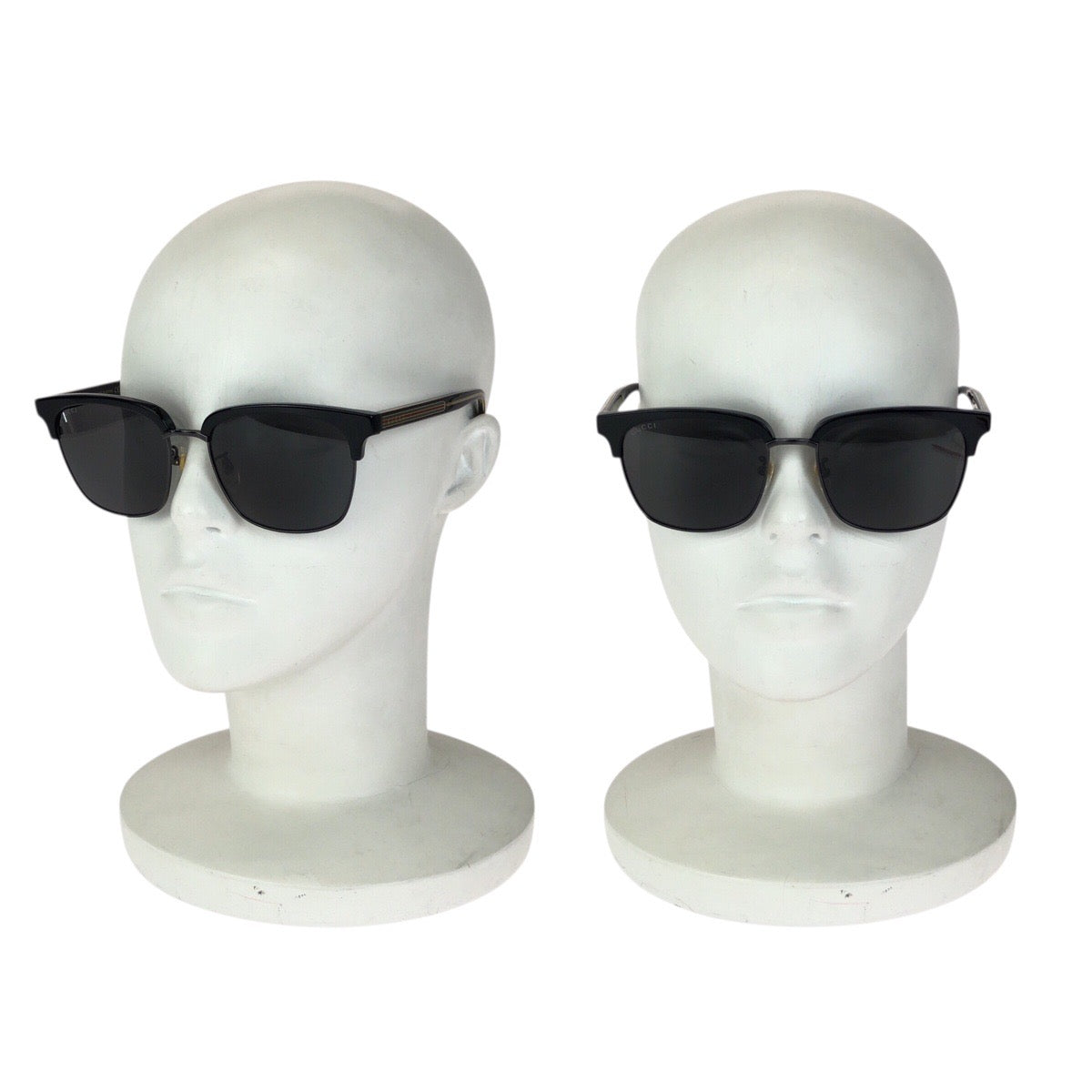 23555
GUCCI Black Gold Hardware Plastic / Metal GG0382S 001 56□18-145 Sunglasses Eyeglasses Unisex Square Men's A21